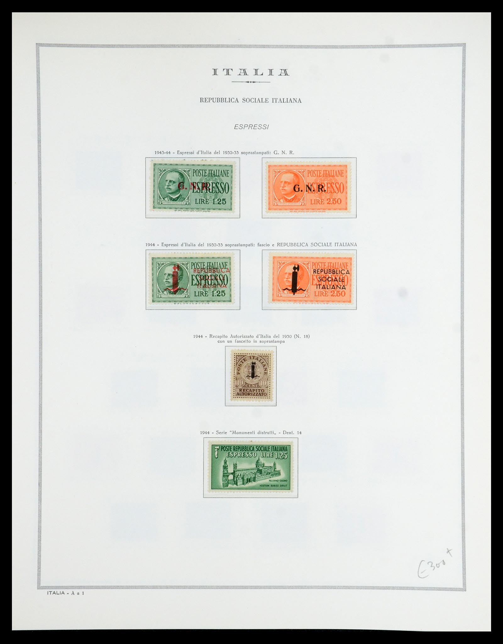 35799 025 - Postzegelverzameling 35799 Italië back of the book 1863-1945.