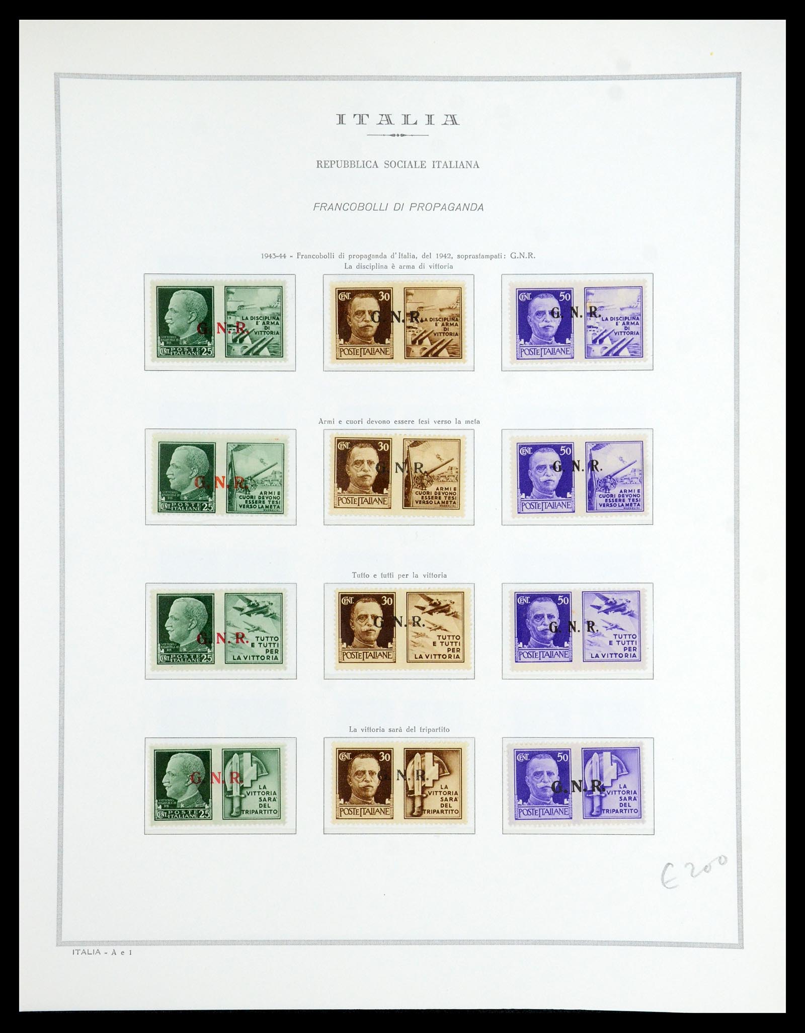 35799 029 - Postzegelverzameling 35799 Italië back of the book 1863-1945.