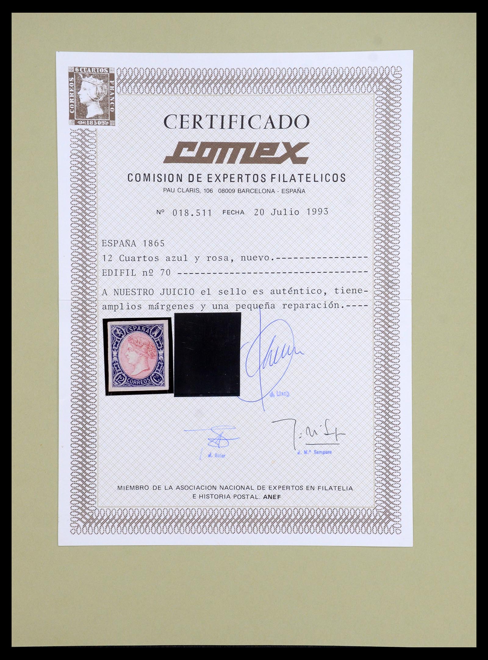 35800 002 - Postzegelverzameling 35800 Spanje topverzameling 1850-1992.