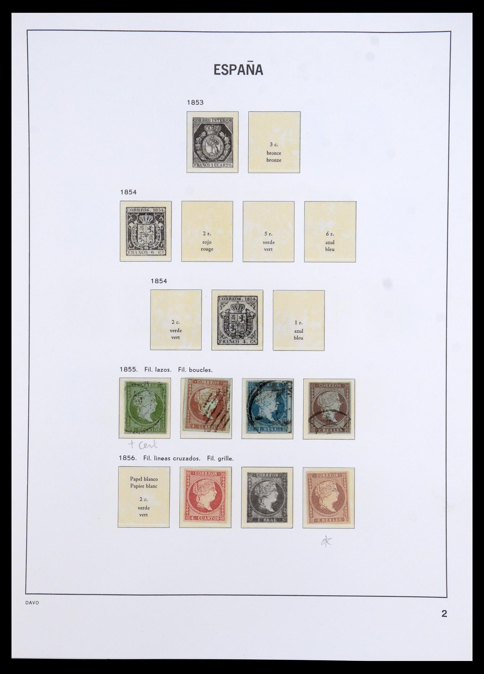 35800 005 - Postzegelverzameling 35800 Spanje topverzameling 1850-1992.