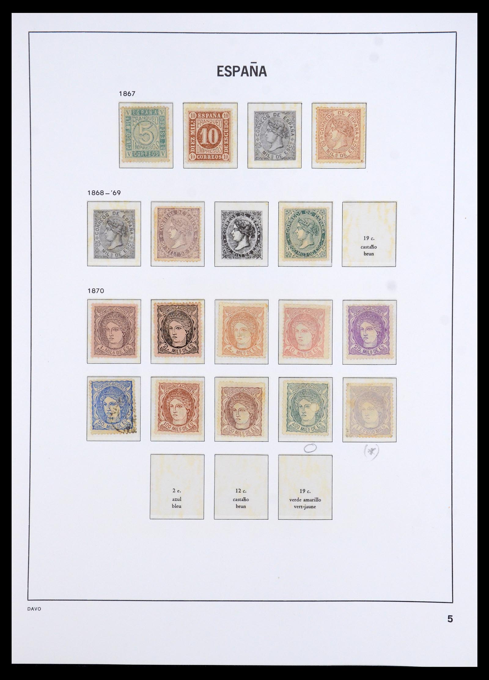 35800 008 - Postzegelverzameling 35800 Spanje topverzameling 1850-1992.