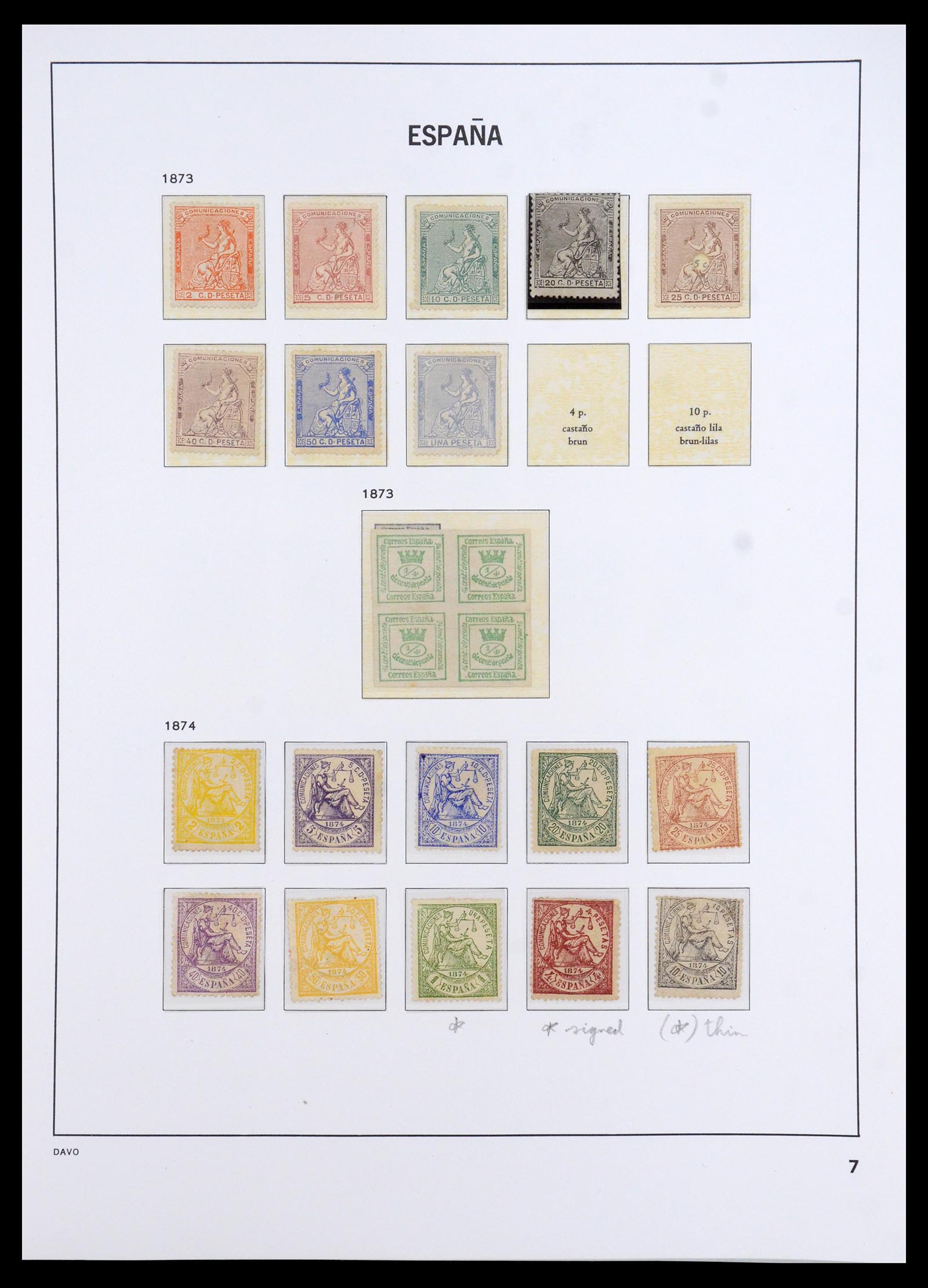 35800 010 - Stamp Collection 35800 Spain topcollection 1850-1992.