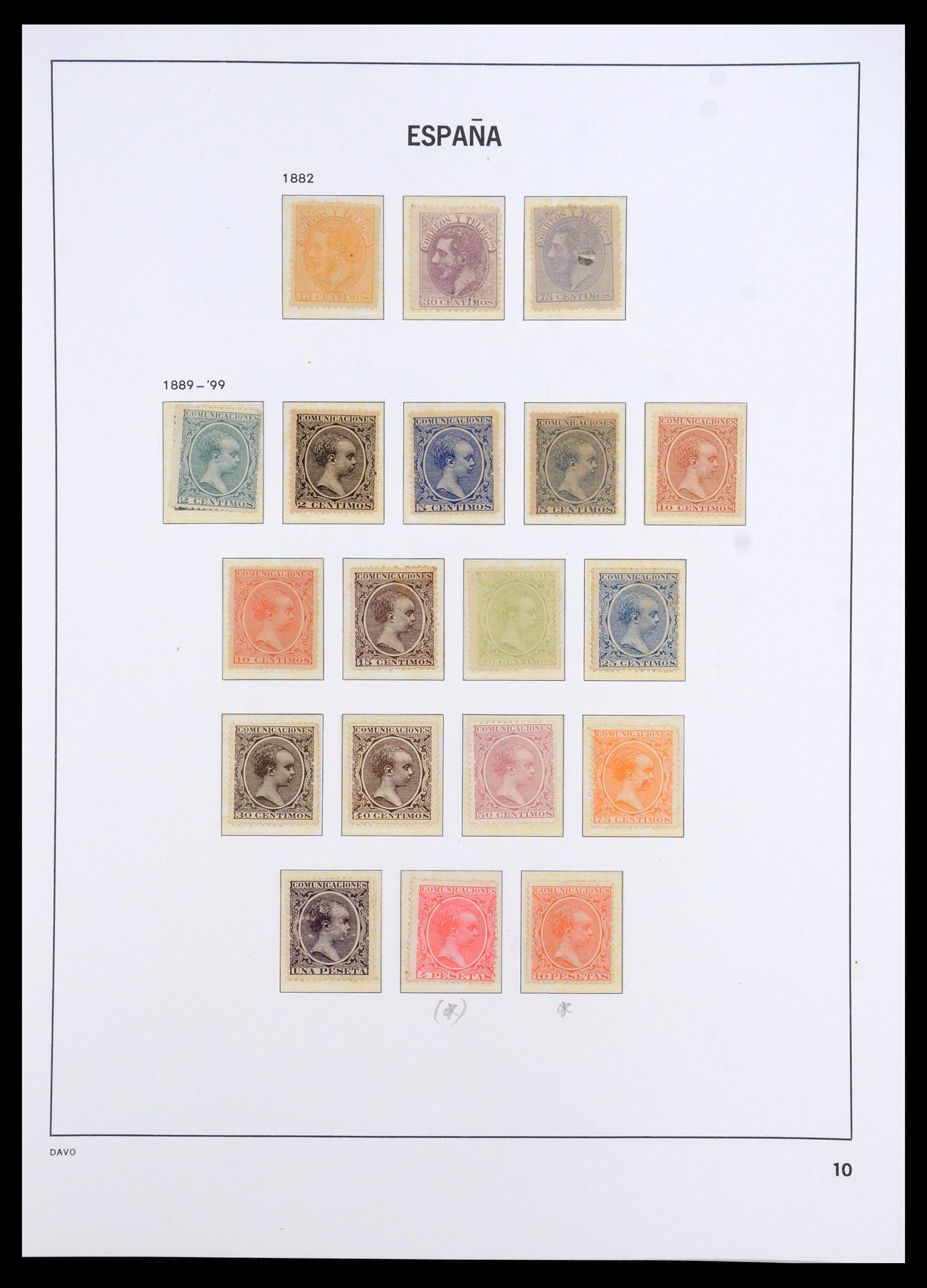 35800 013 - Stamp Collection 35800 Spain topcollection 1850-1992.