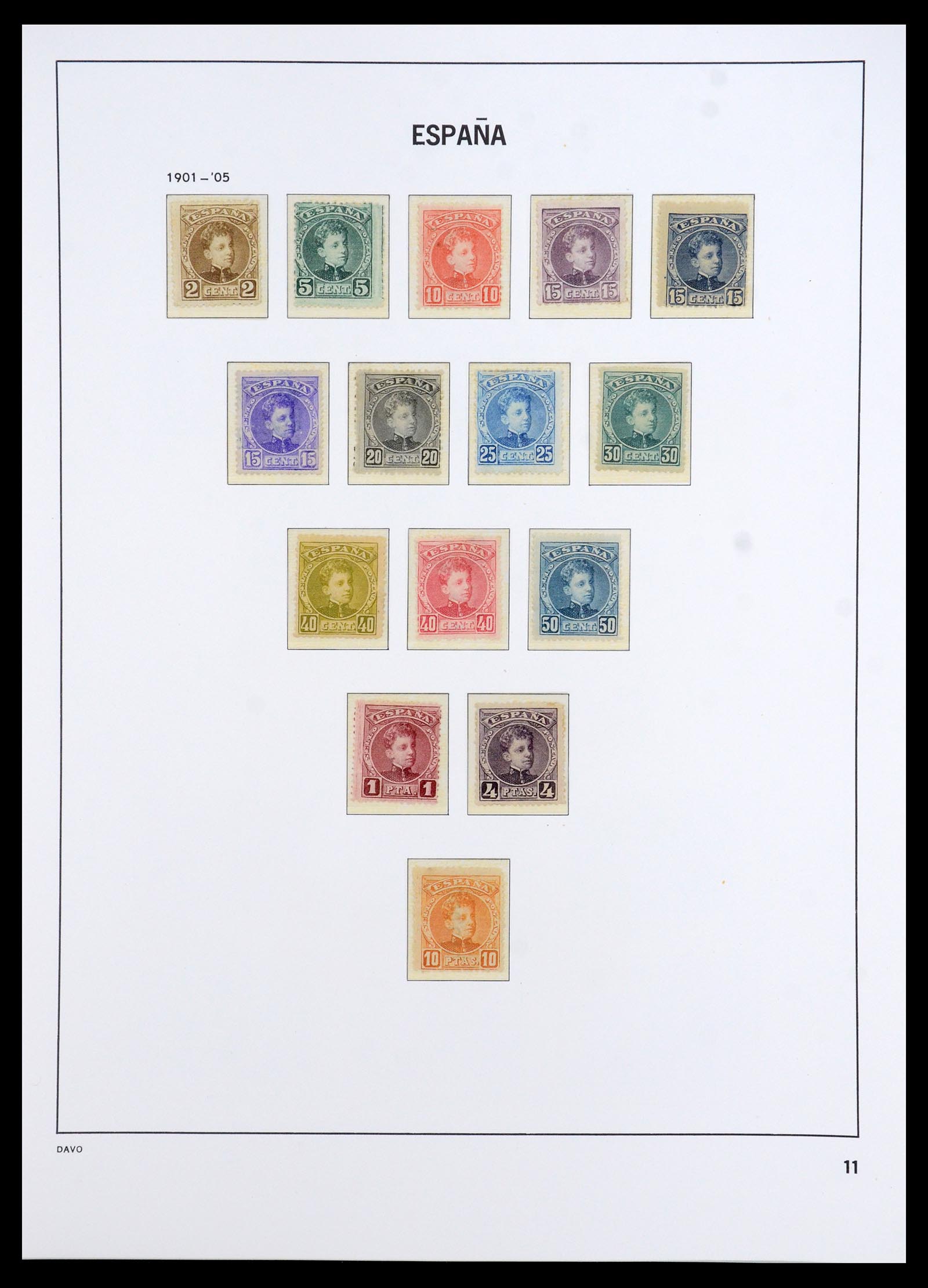 35800 014 - Stamp Collection 35800 Spain topcollection 1850-1992.