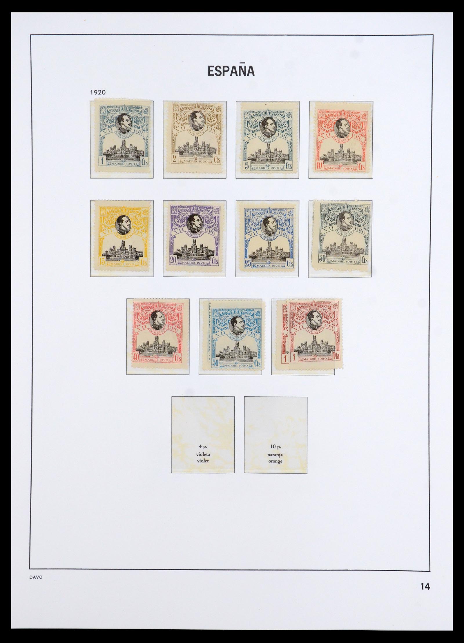 35800 017 - Stamp Collection 35800 Spain topcollection 1850-1992.