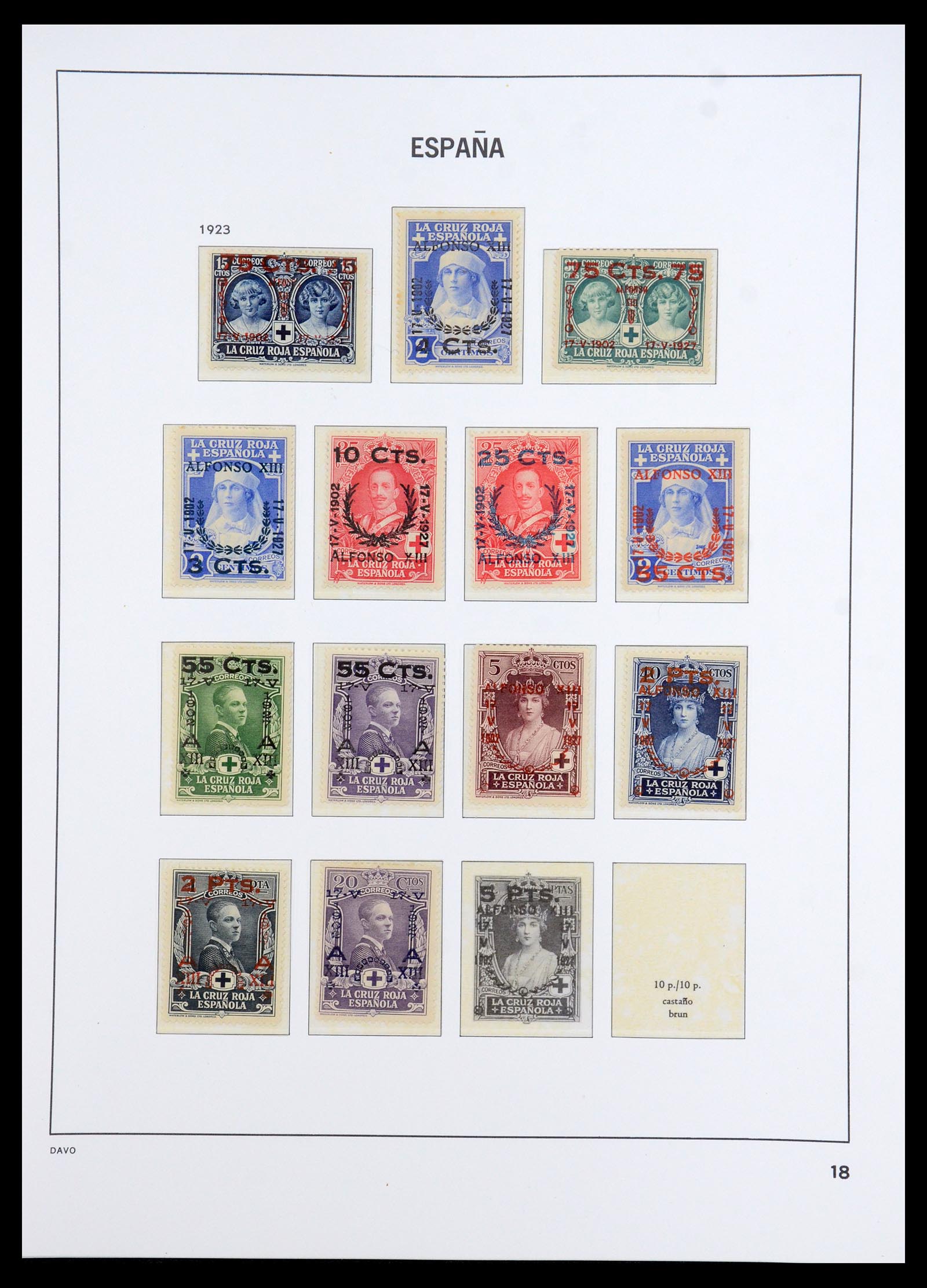 35800 021 - Stamp Collection 35800 Spain topcollection 1850-1992.