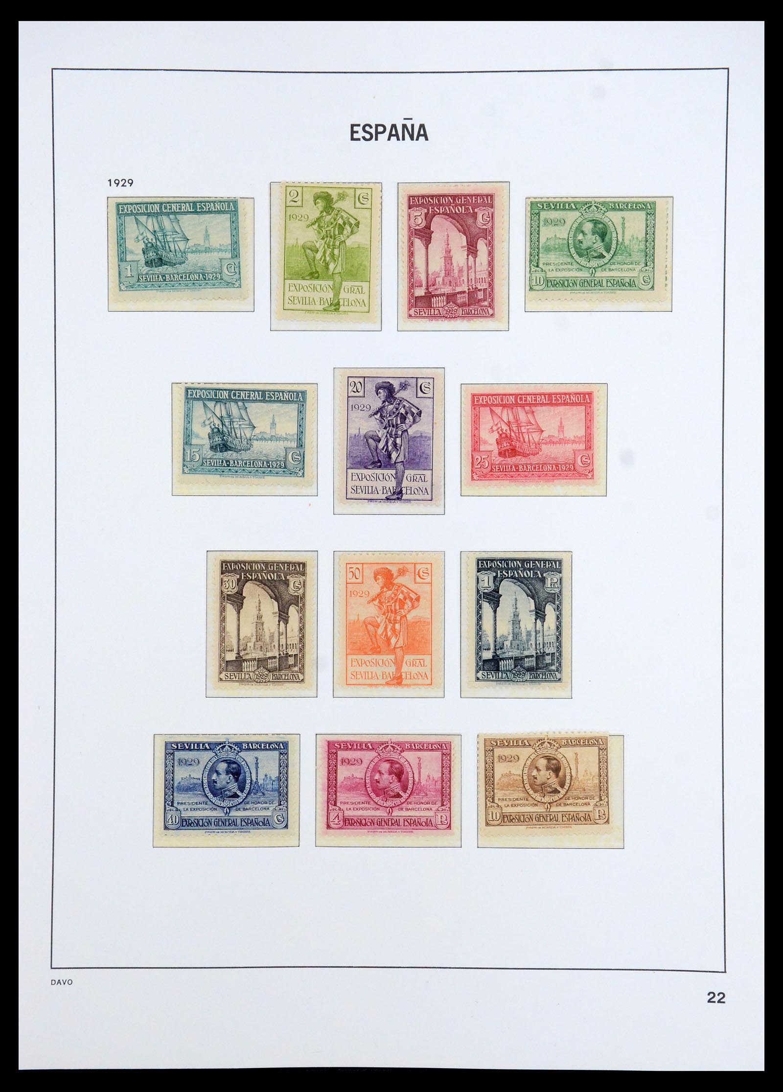 35800 024 - Stamp Collection 35800 Spain topcollection 1850-1992.