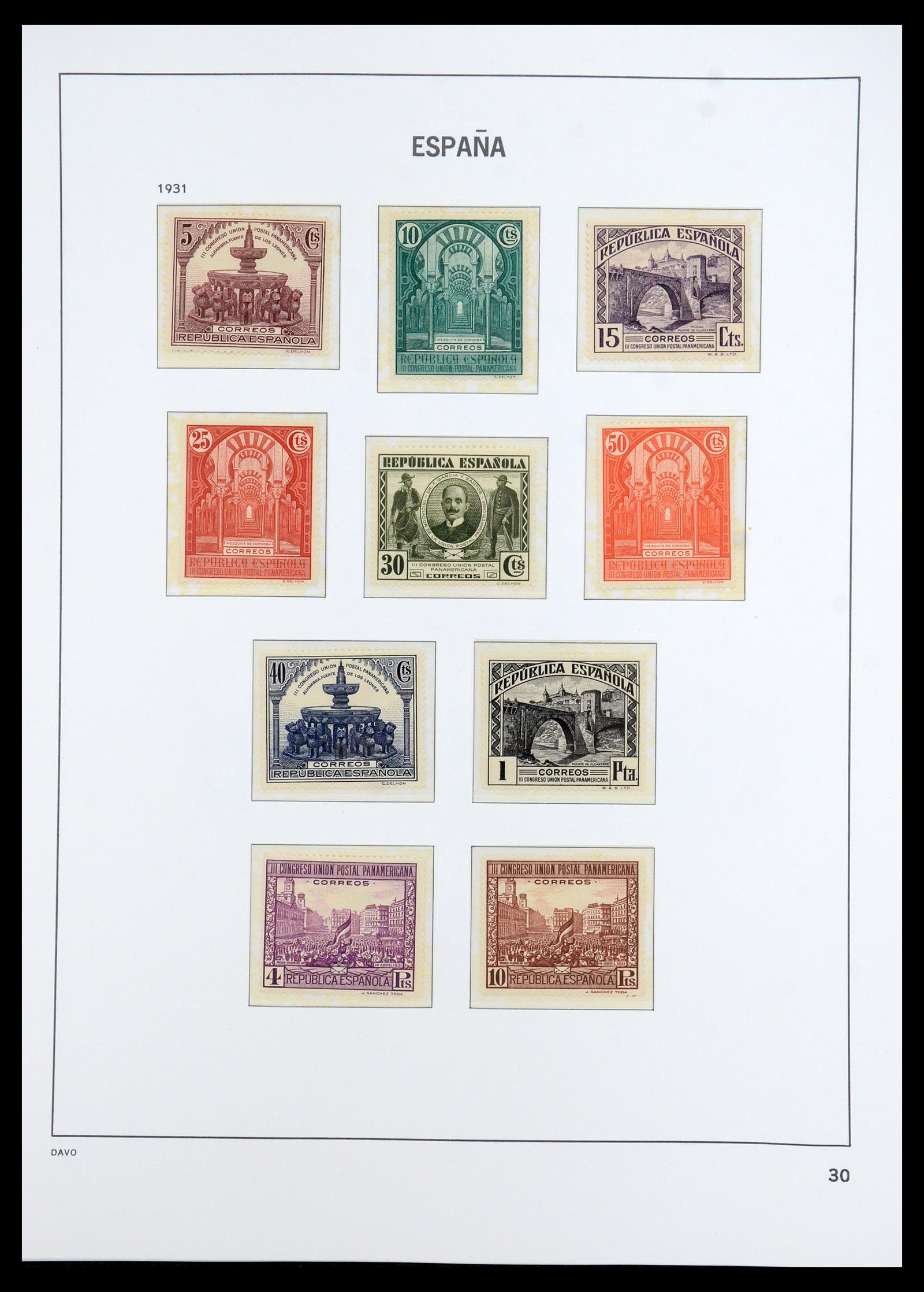35800 031 - Stamp Collection 35800 Spain topcollection 1850-1992.