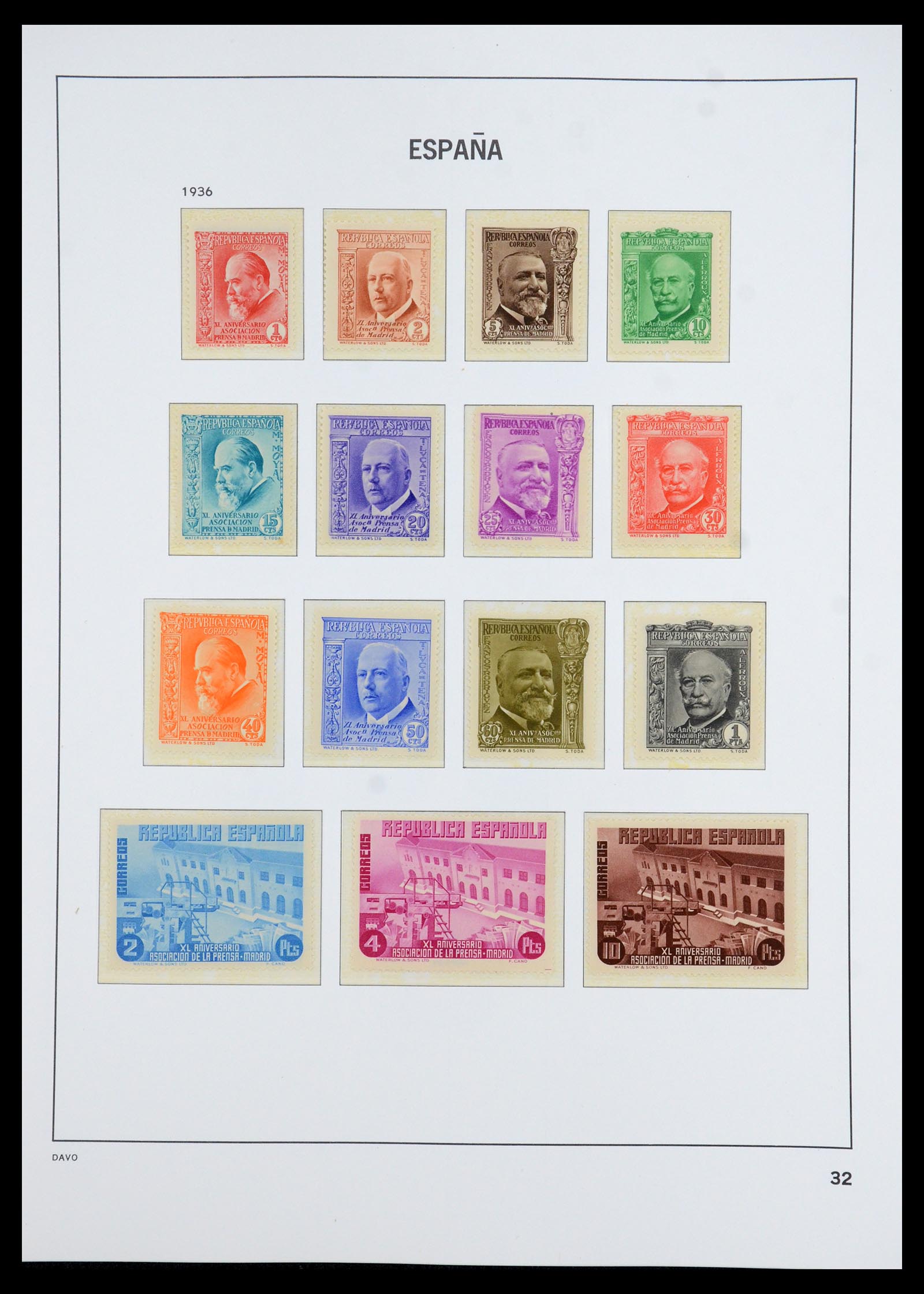 35800 033 - Stamp Collection 35800 Spain topcollection 1850-1992.