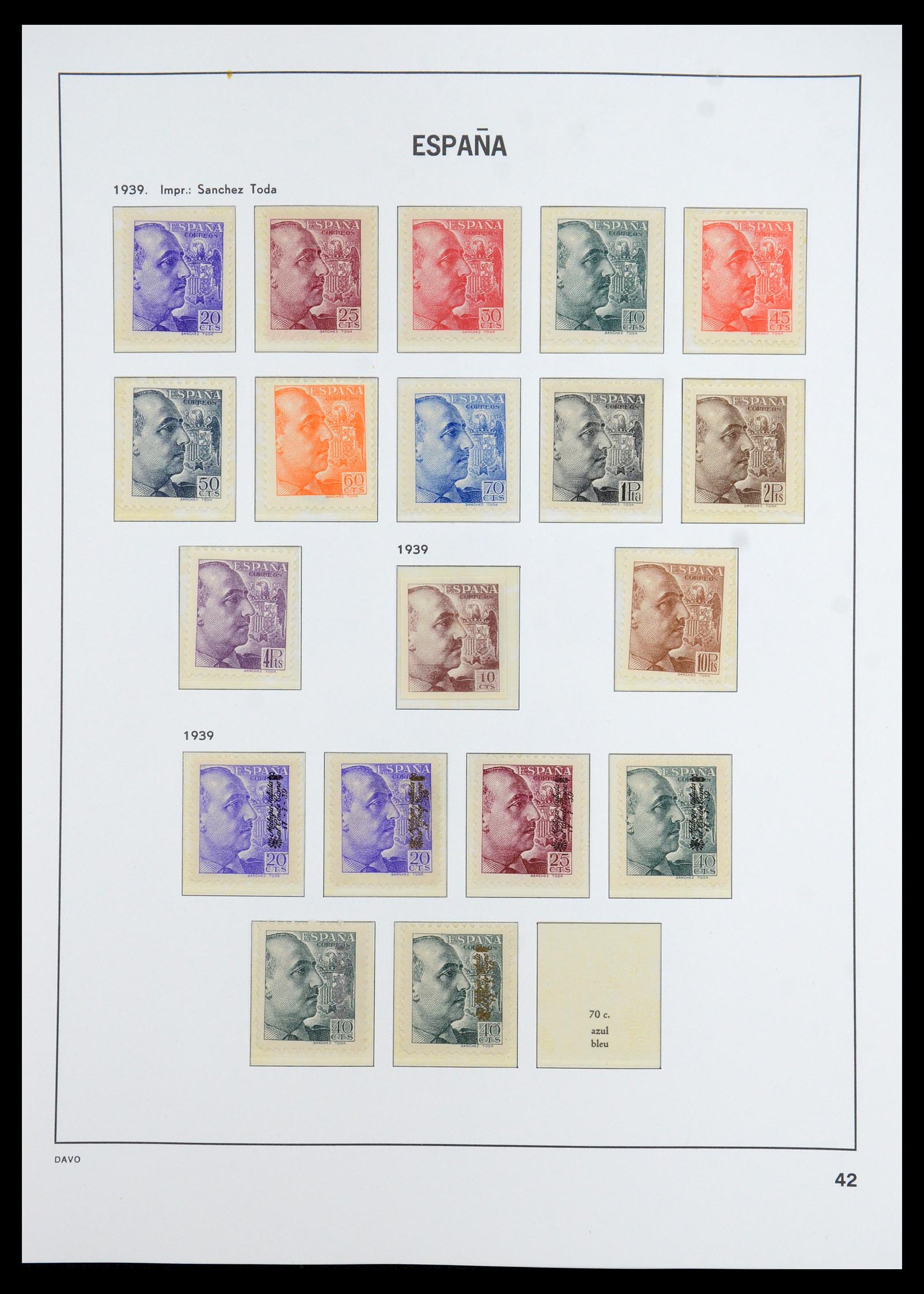 35800 042 - Stamp Collection 35800 Spain topcollection 1850-1992.