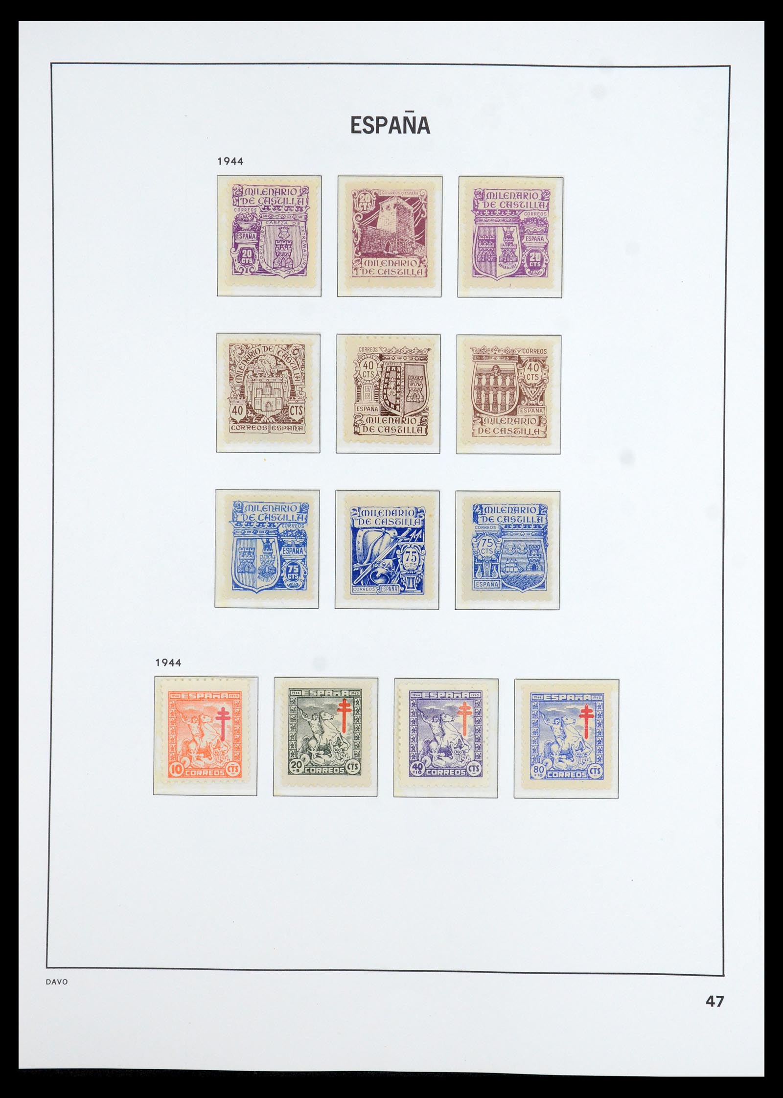 35800 047 - Stamp Collection 35800 Spain topcollection 1850-1992.
