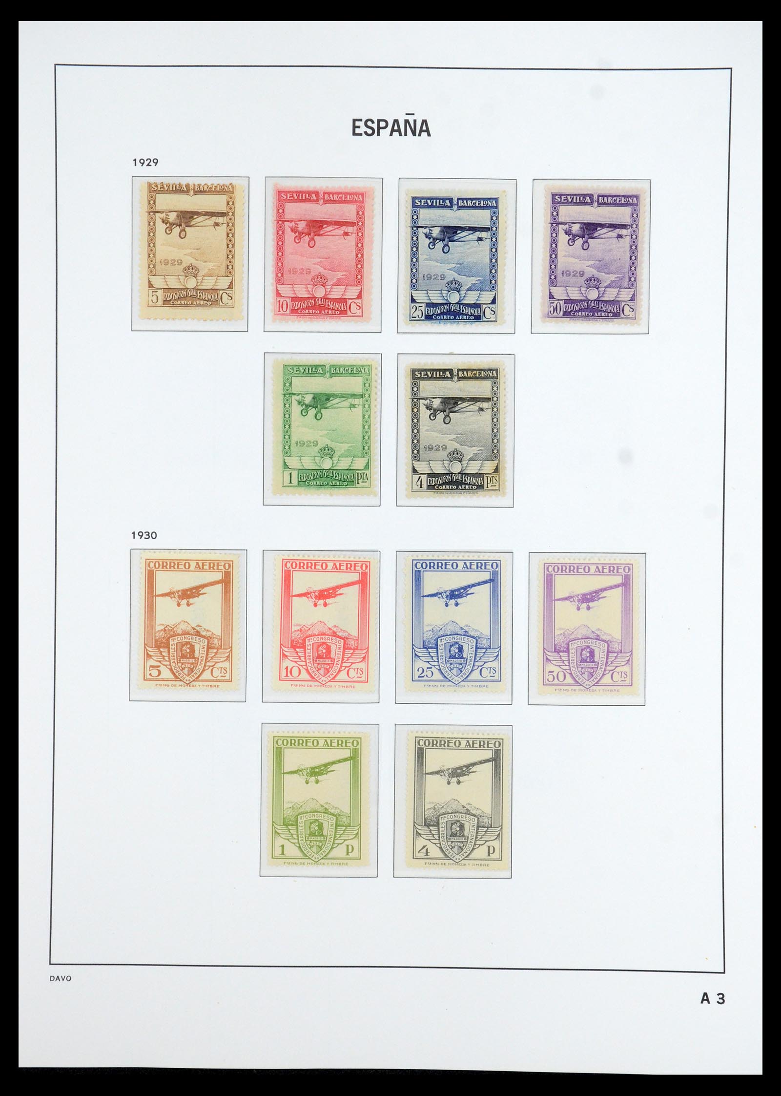 35800 050 - Stamp Collection 35800 Spain topcollection 1850-1992.