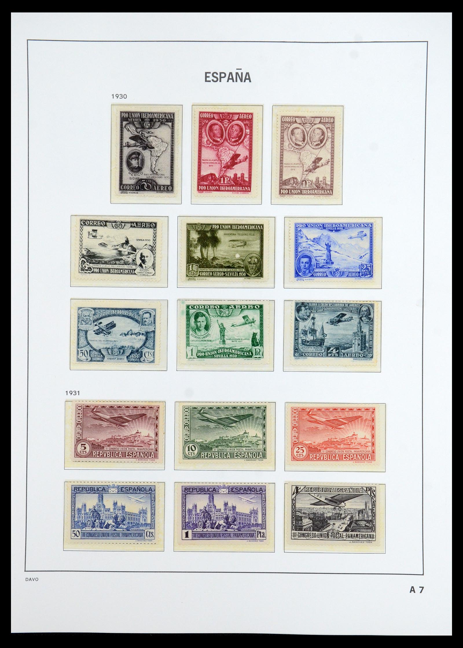 35800 054 - Stamp Collection 35800 Spain topcollection 1850-1992.