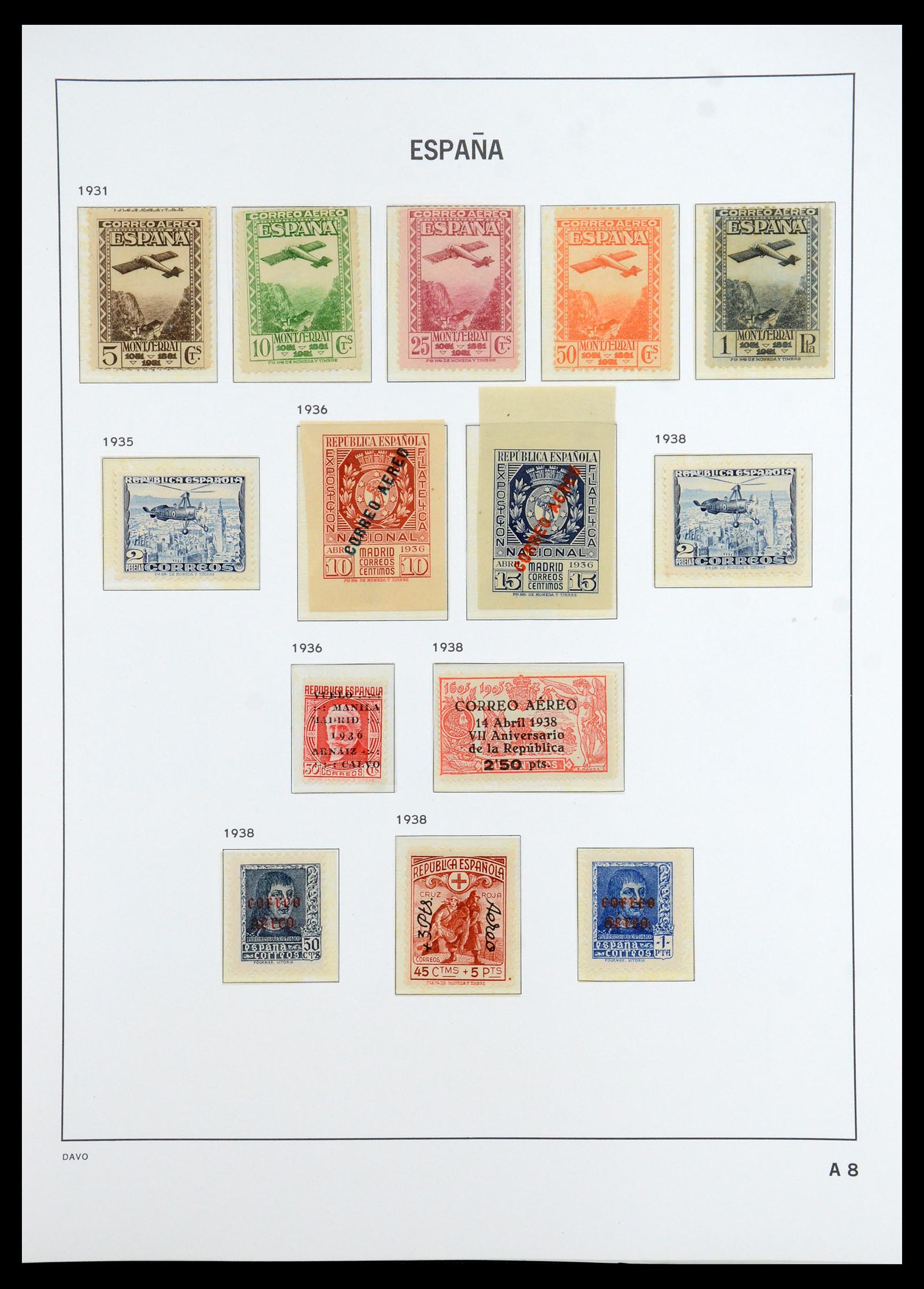 35800 055 - Stamp Collection 35800 Spain topcollection 1850-1992.
