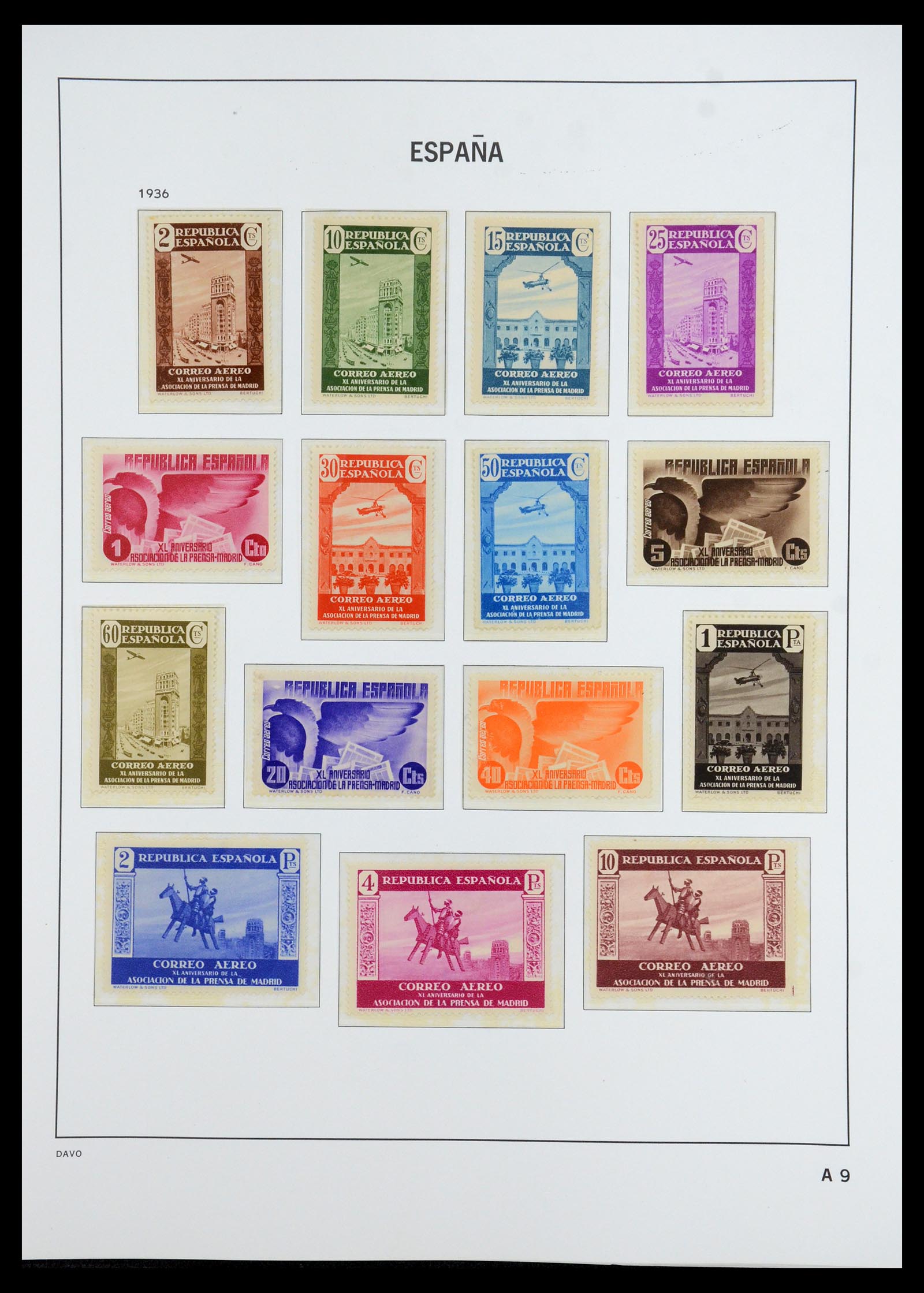 35800 056 - Stamp Collection 35800 Spain topcollection 1850-1992.