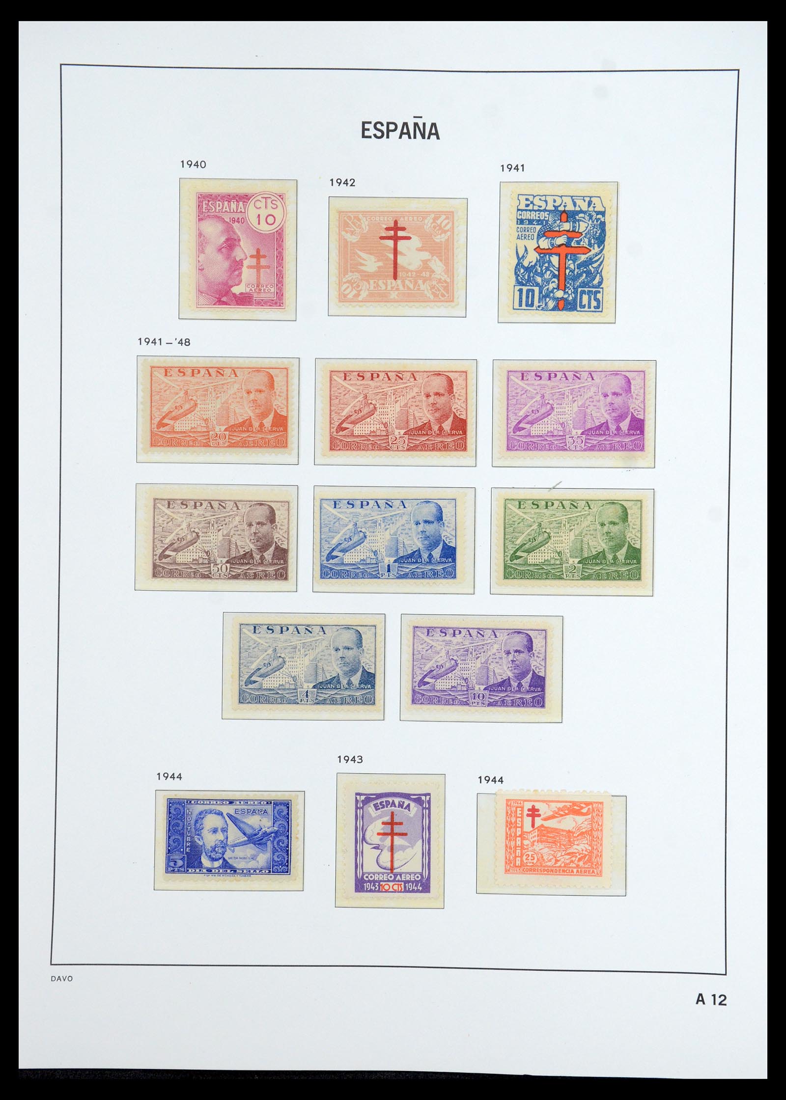 35800 059 - Stamp Collection 35800 Spain topcollection 1850-1992.