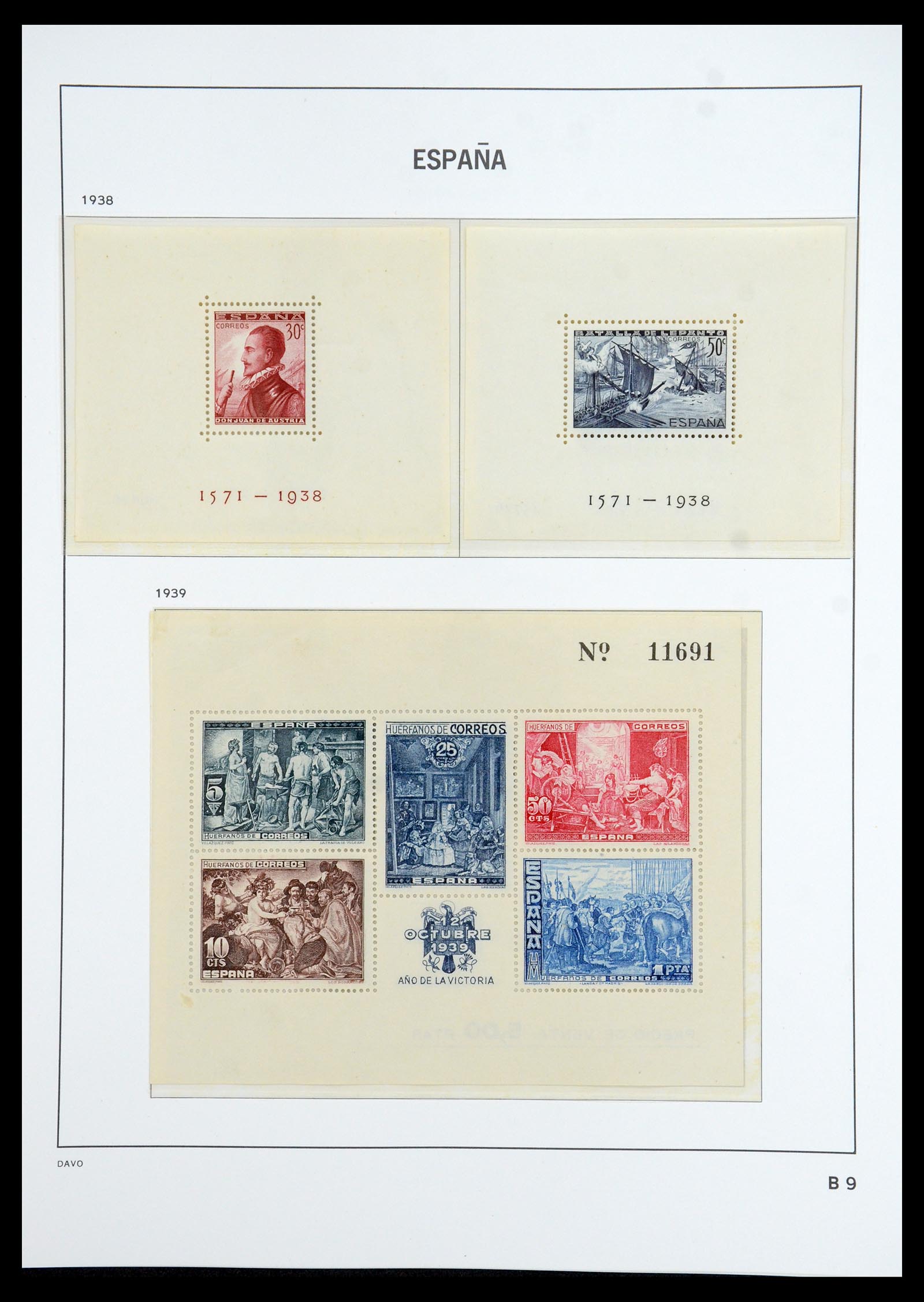 35800 068 - Stamp Collection 35800 Spain topcollection 1850-1992.