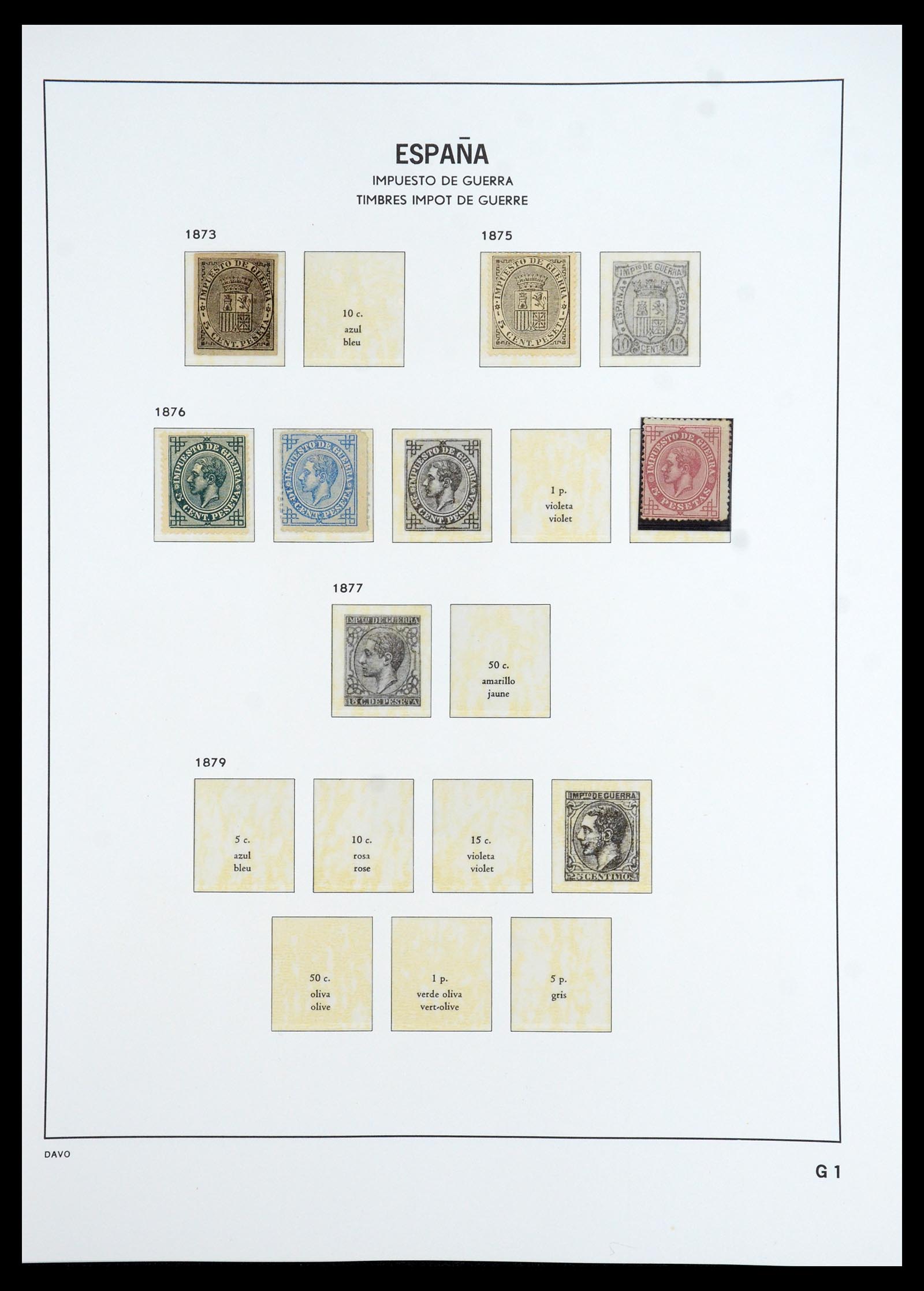 35800 073 - Stamp Collection 35800 Spain topcollection 1850-1992.