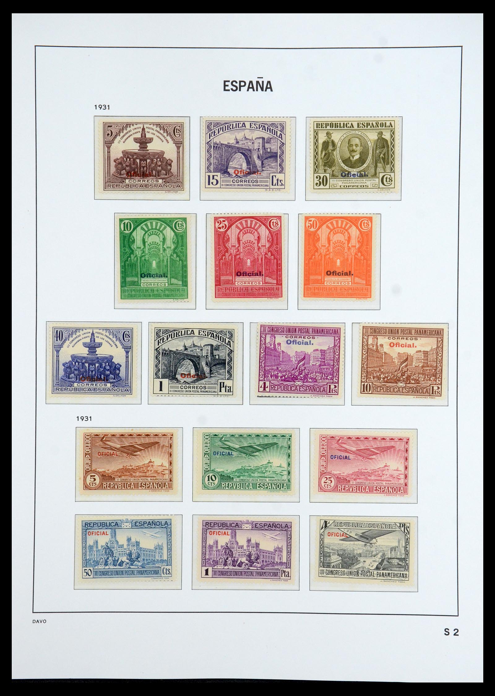 35800 075 - Stamp Collection 35800 Spain topcollection 1850-1992.