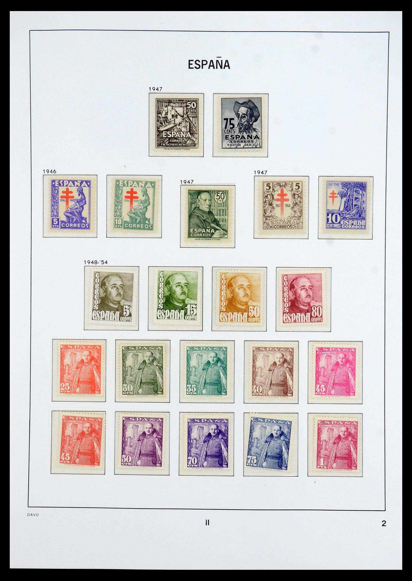 35800 077 - Stamp Collection 35800 Spain topcollection 1850-1992.