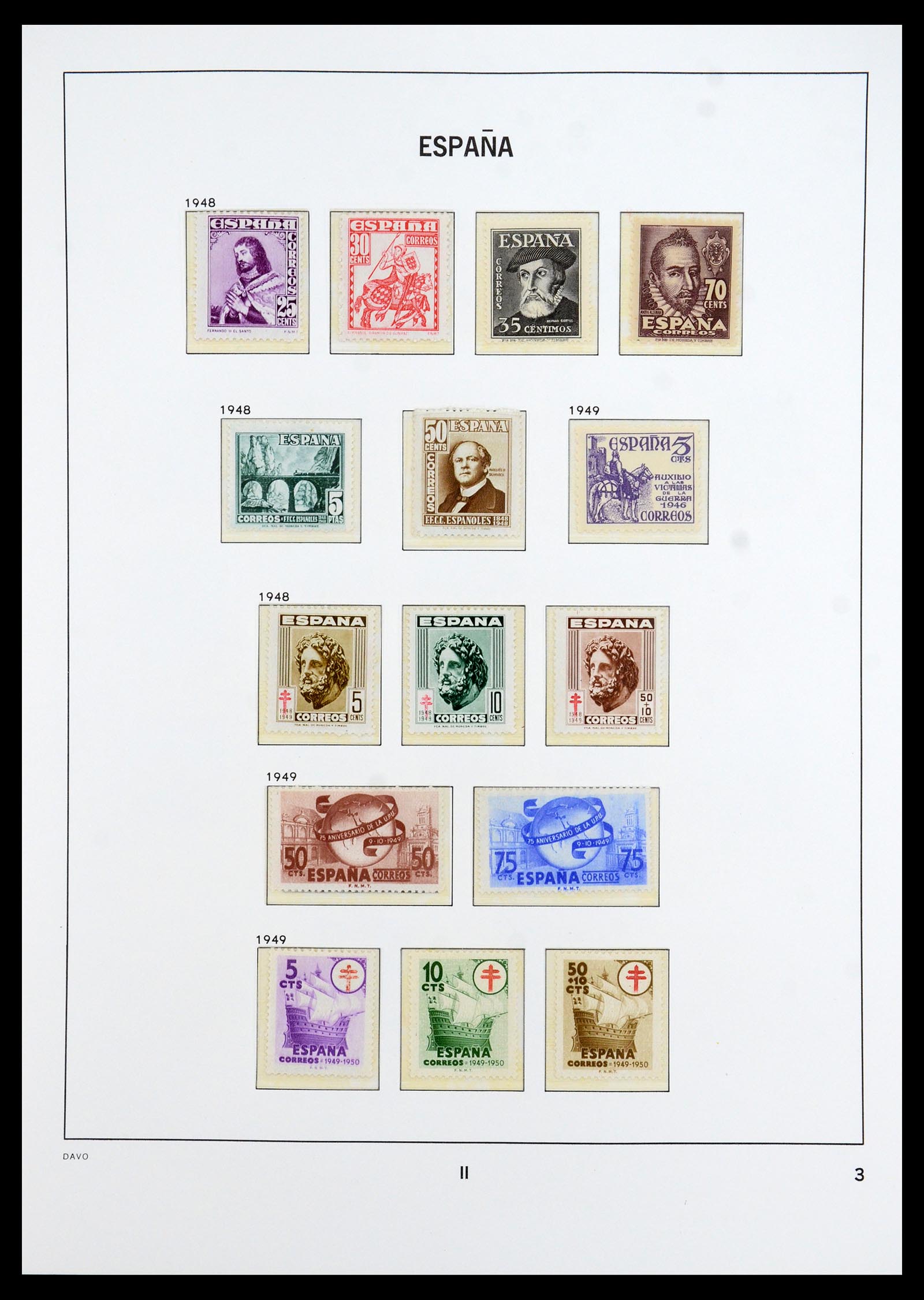 35800 078 - Stamp Collection 35800 Spain topcollection 1850-1992.
