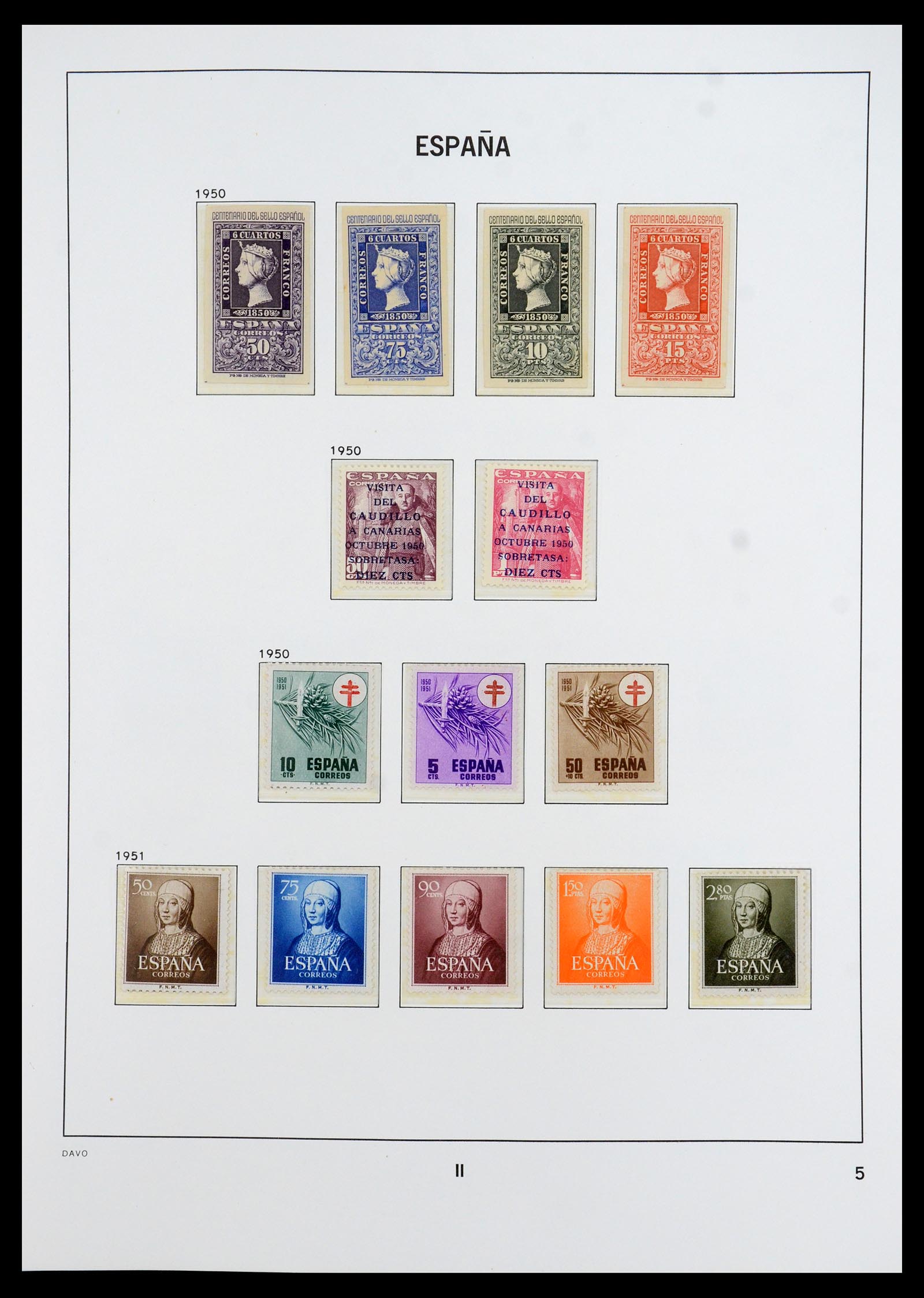 35800 080 - Stamp Collection 35800 Spain topcollection 1850-1992.