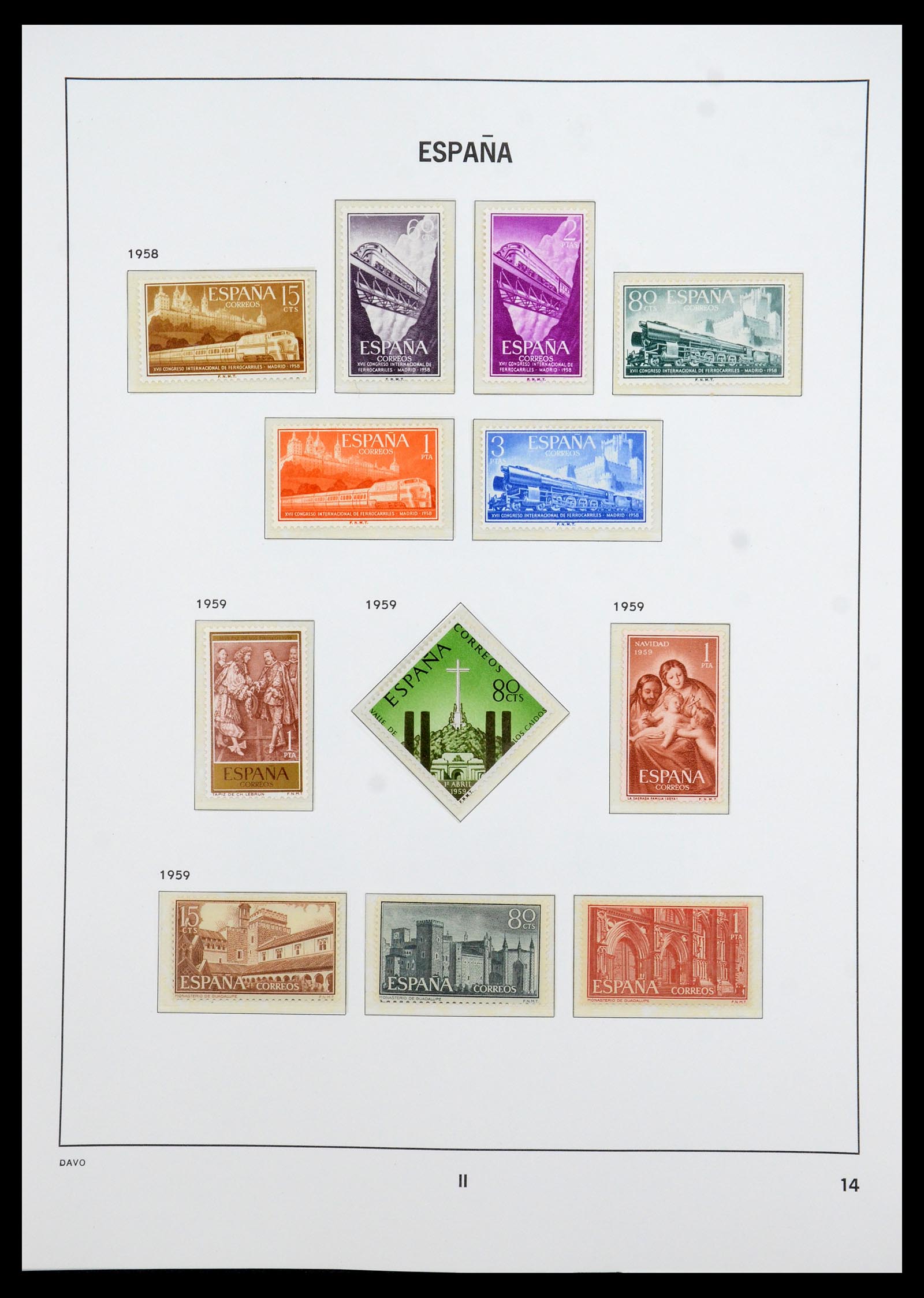 35800 089 - Stamp Collection 35800 Spain topcollection 1850-1992.