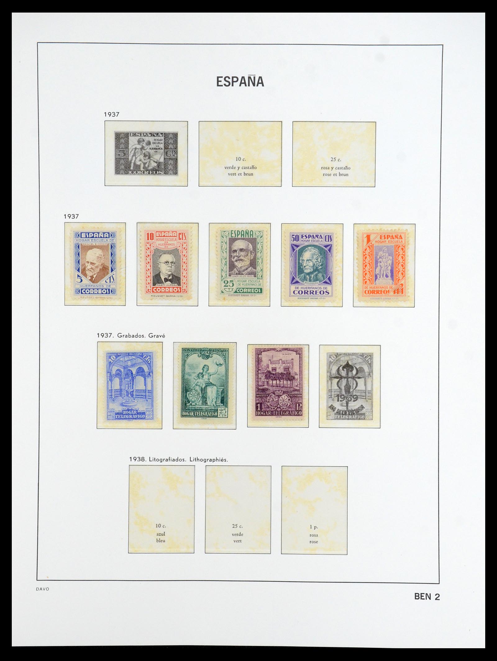 35800 324 - Stamp Collection 35800 Spain topcollection 1850-1992.