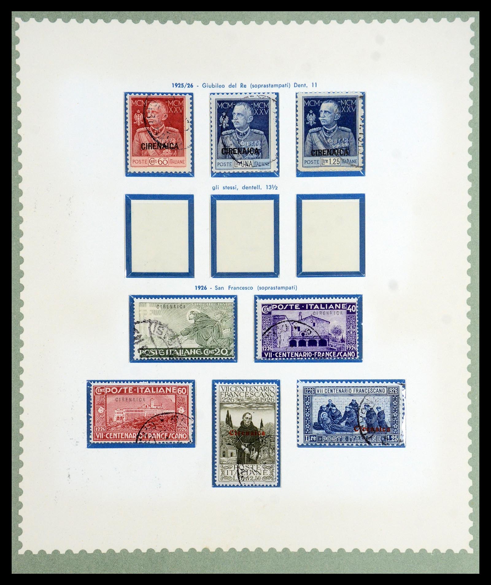 35801 003 - Postzegelverzameling 35801 Cirenaica/Tripolitania 1923-1934.