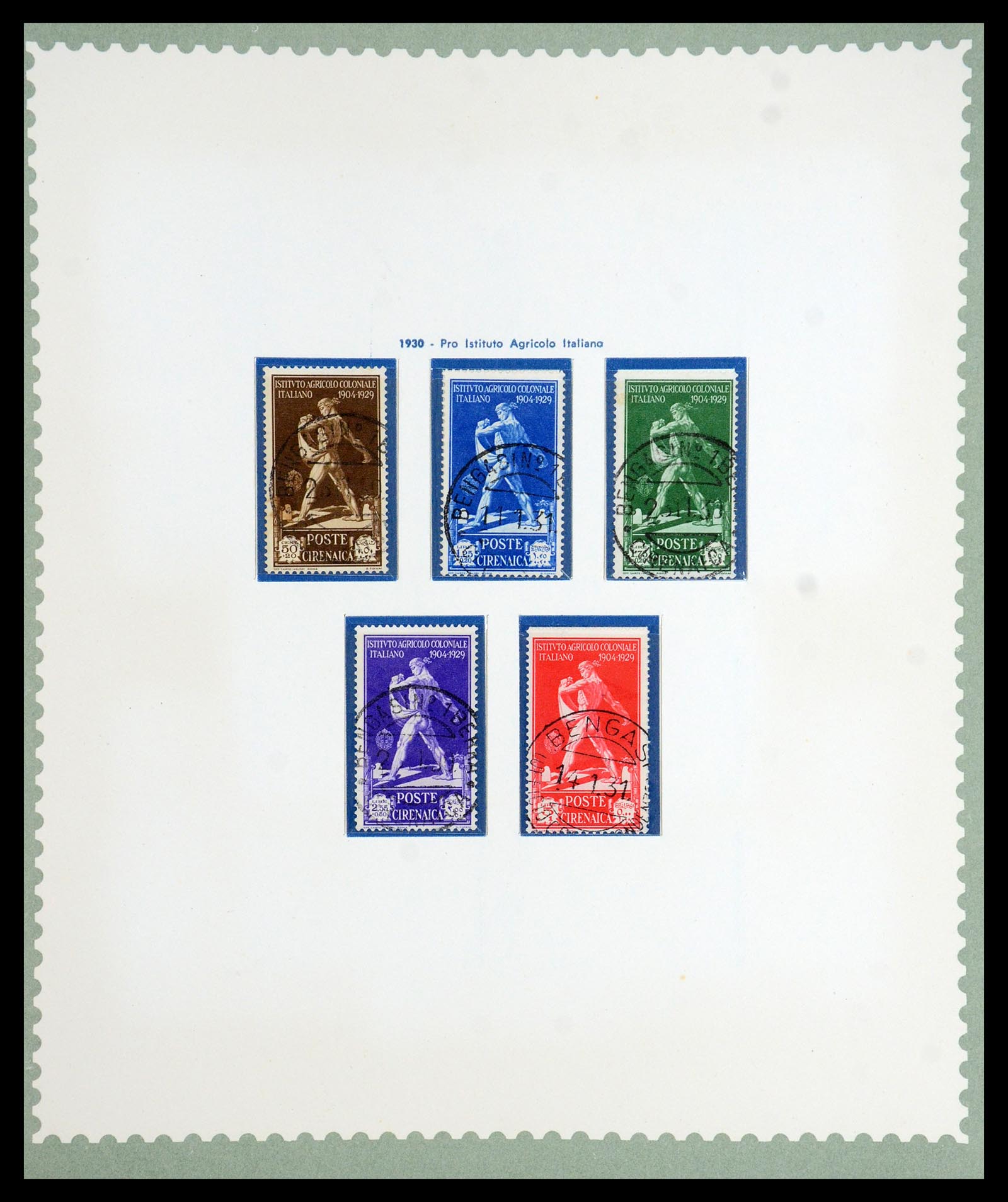 35801 008 - Postzegelverzameling 35801 Cirenaica/Tripolitania 1923-1934.