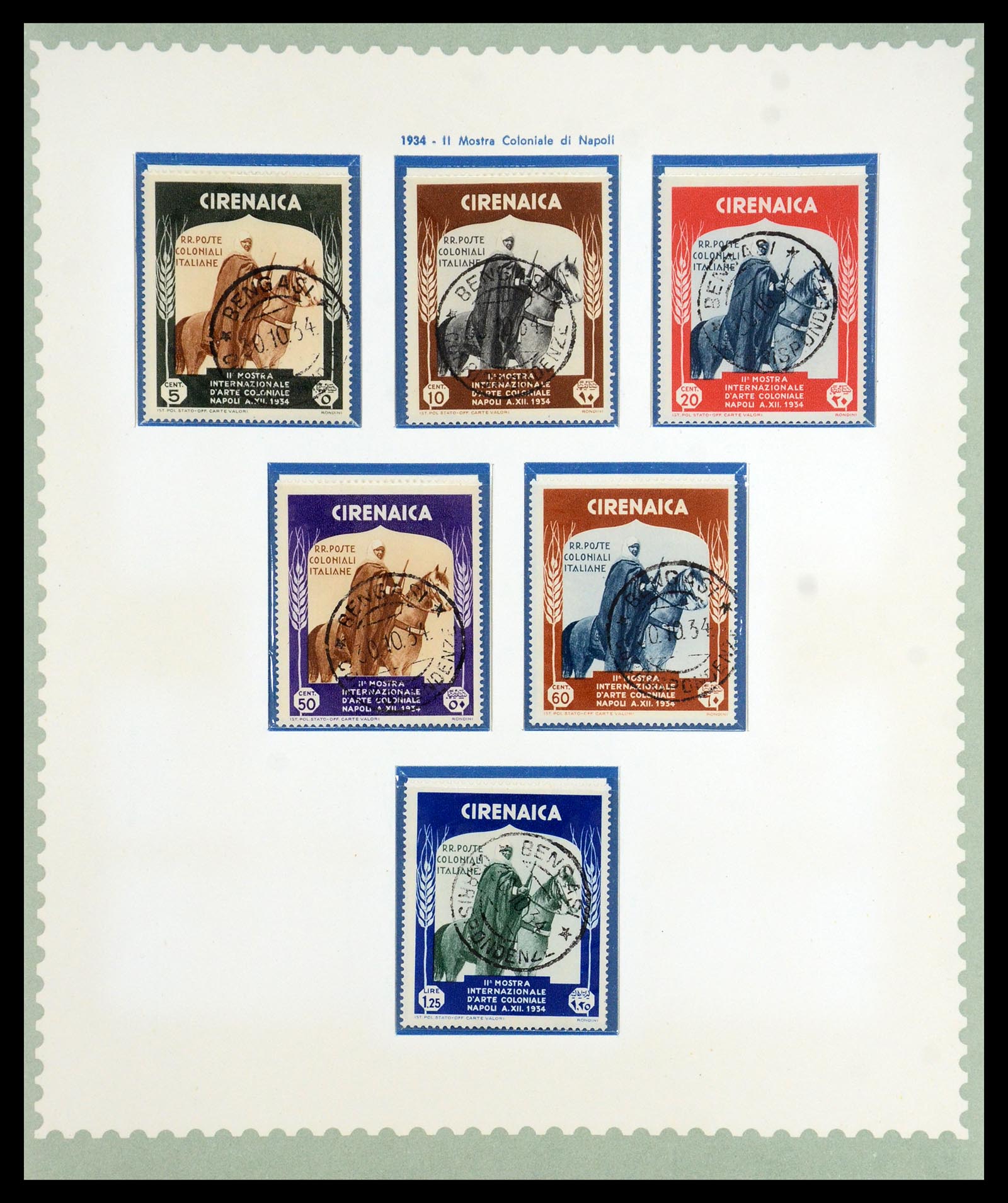 35801 011 - Postzegelverzameling 35801 Cirenaica/Tripolitania 1923-1934.