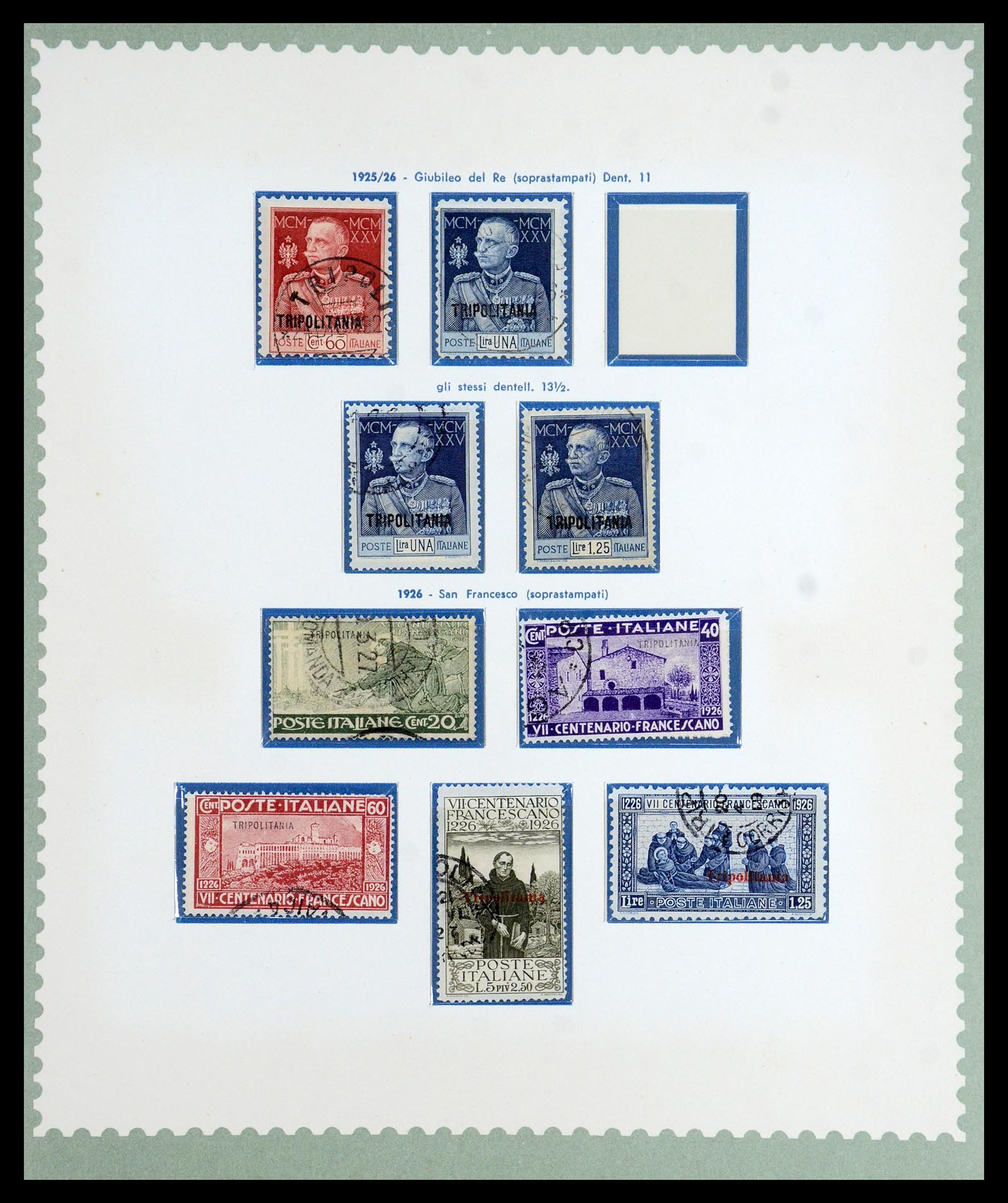 35801 020 - Stamp Collection 35801 Cirenaica/Tripolitania 1923-1934.