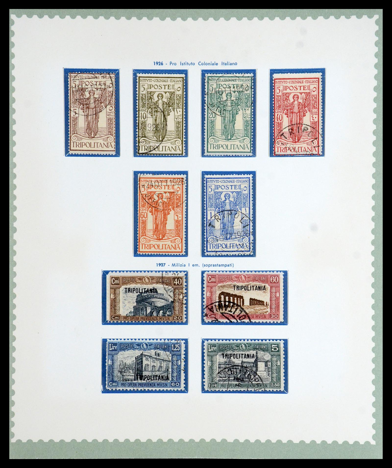 35801 021 - Stamp Collection 35801 Cirenaica/Tripolitania 1923-1934.
