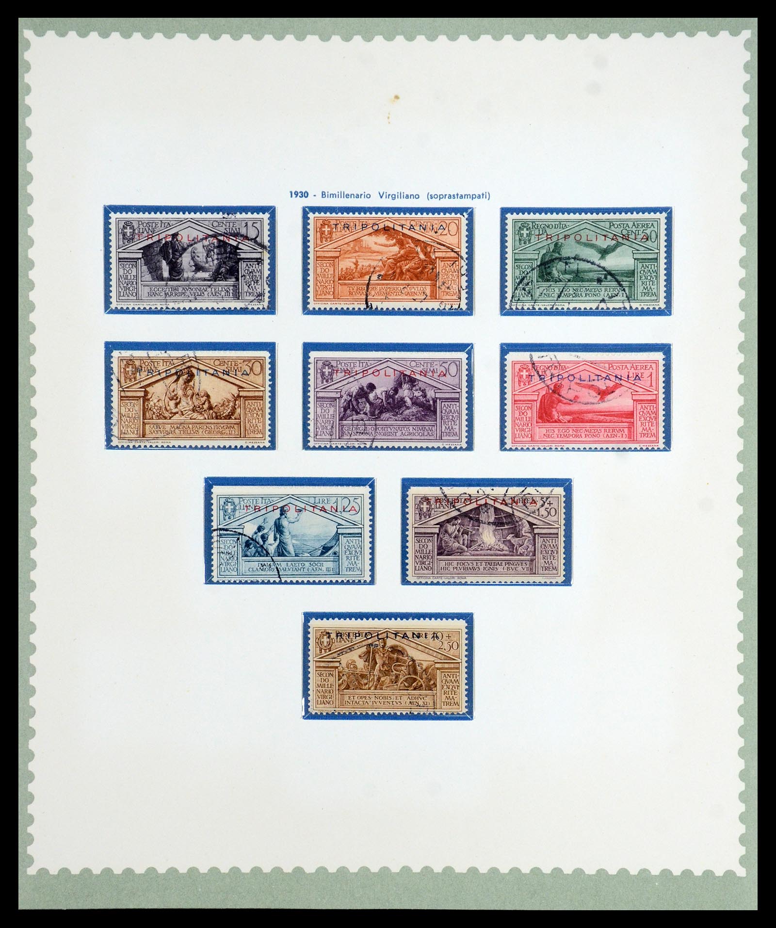 35801 026 - Stamp Collection 35801 Cirenaica/Tripolitania 1923-1934.