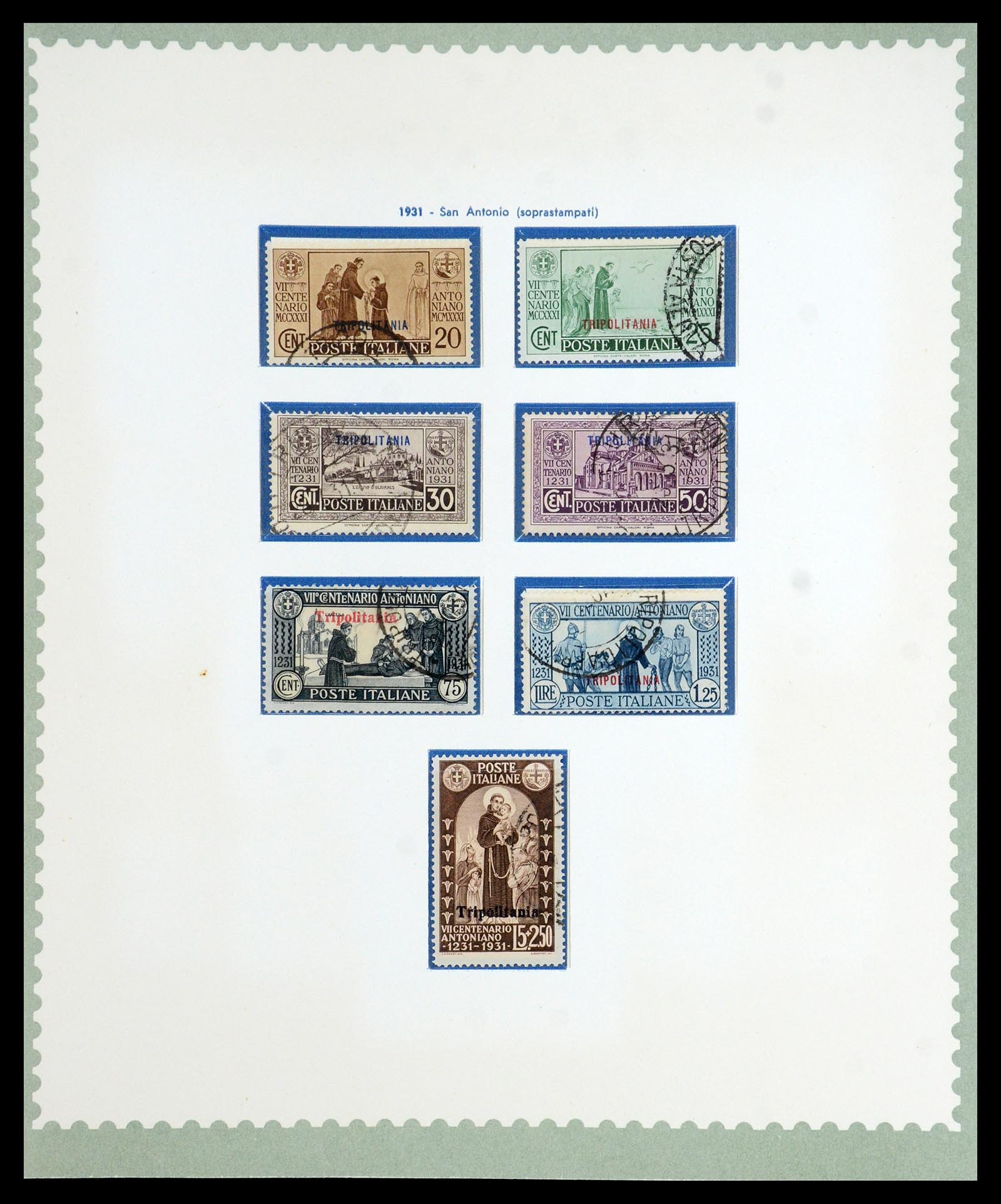 35801 027 - Stamp Collection 35801 Cirenaica/Tripolitania 1923-1934.