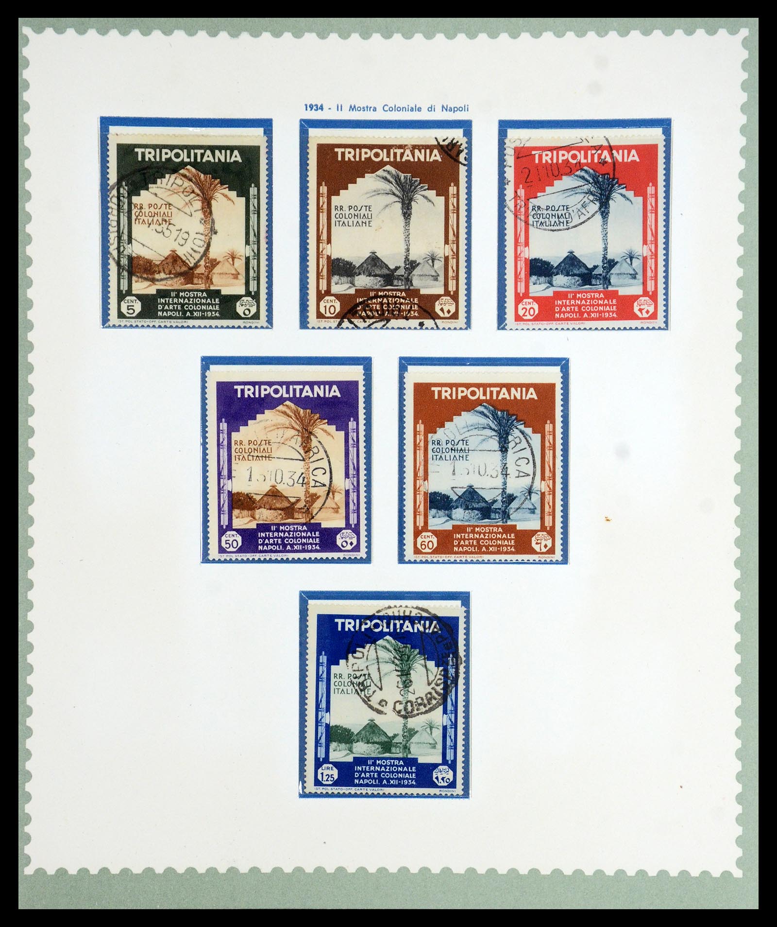 35801 028 - Postzegelverzameling 35801 Cirenaica/Tripolitania 1923-1934.