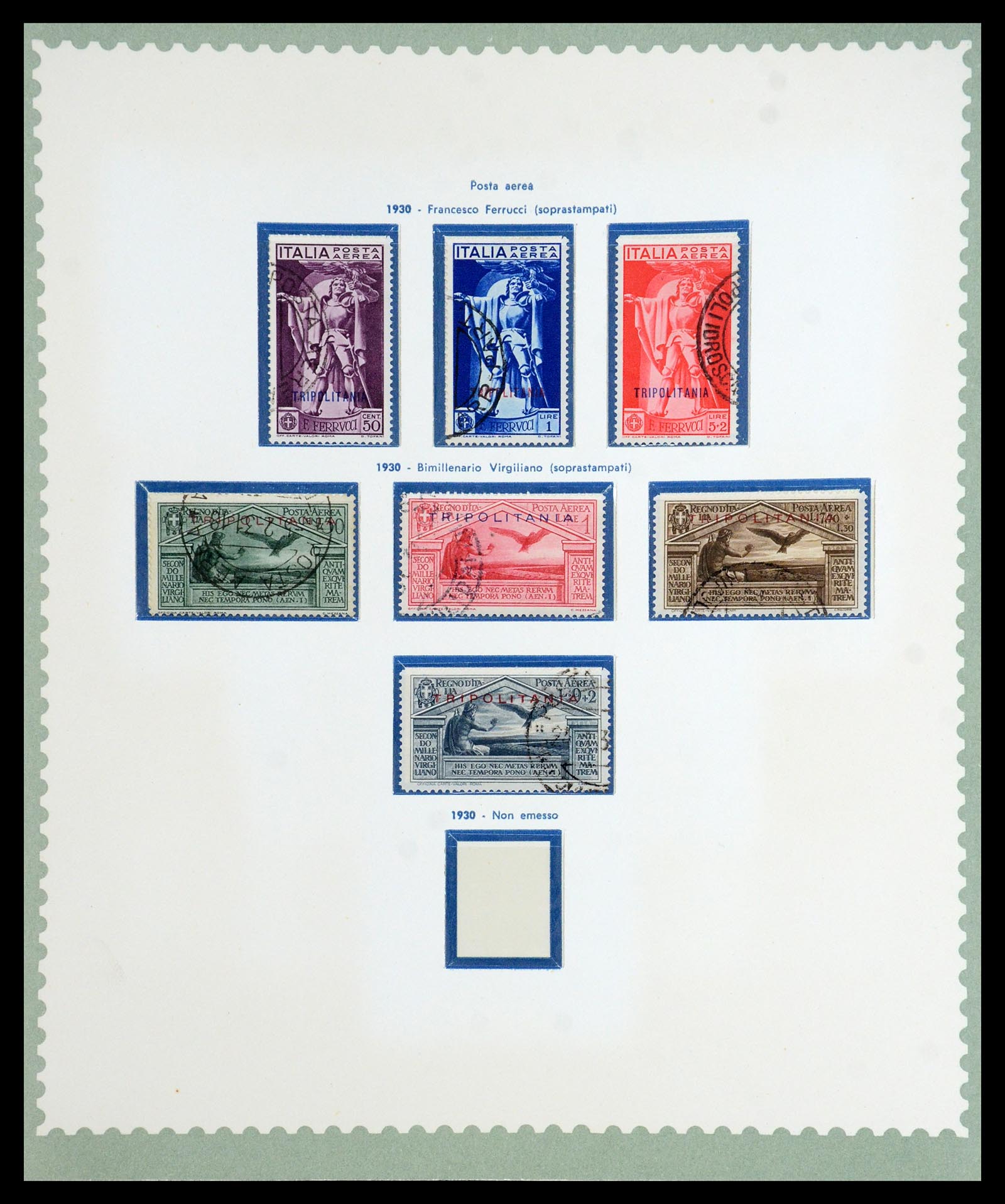 35801 029 - Stamp Collection 35801 Cirenaica/Tripolitania 1923-1934.