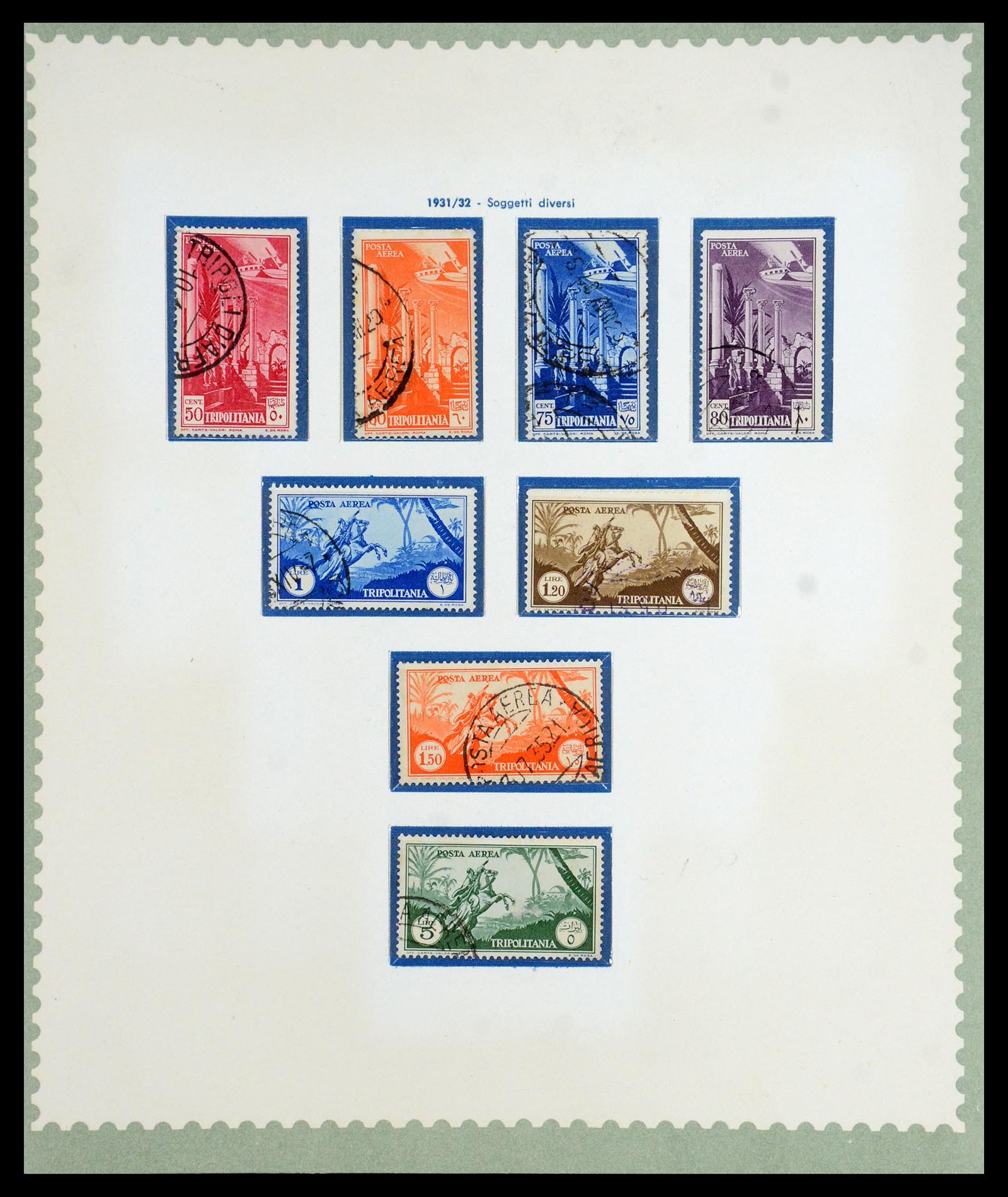 35801 030 - Stamp Collection 35801 Cirenaica/Tripolitania 1923-1934.