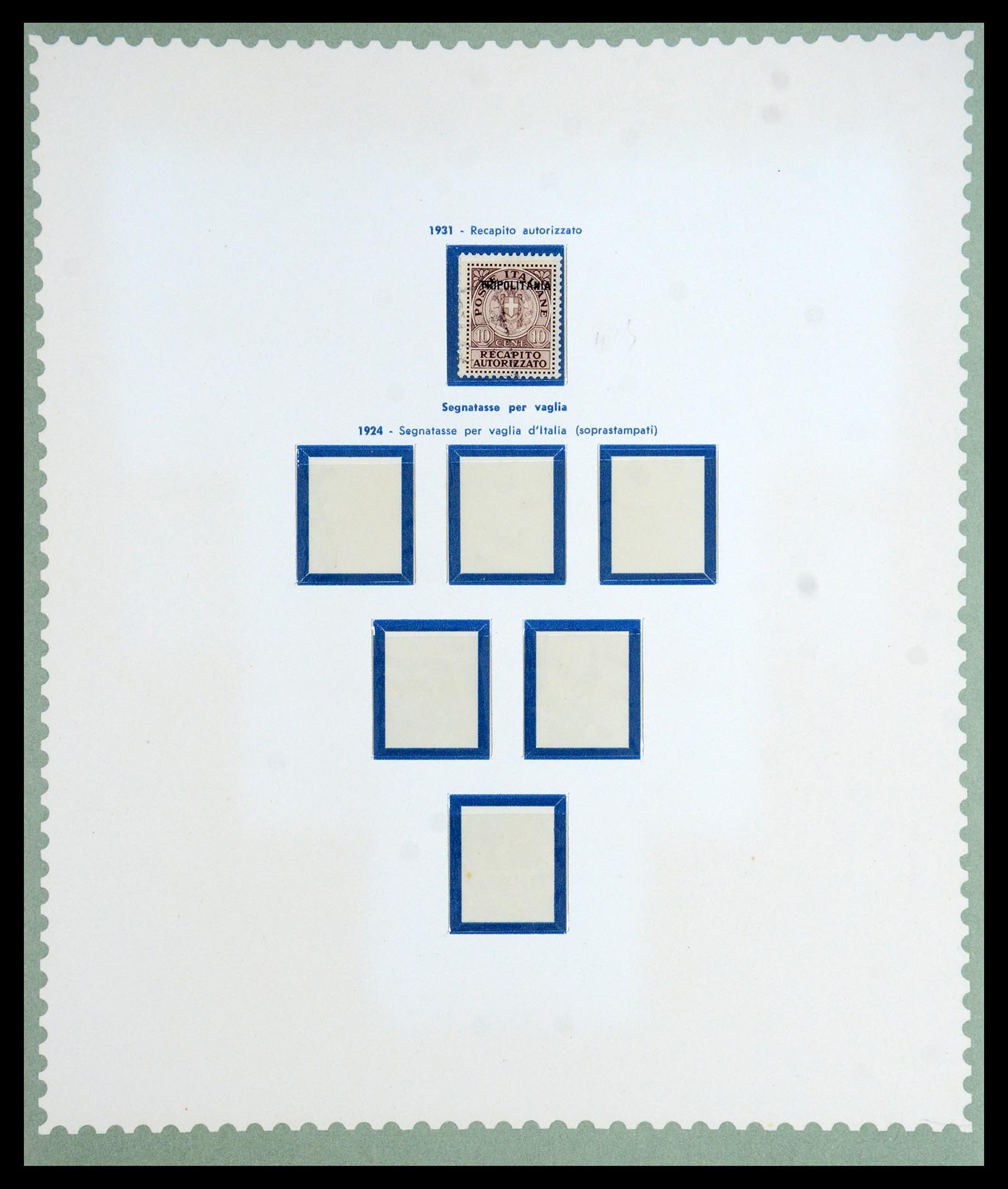 35801 037 - Postzegelverzameling 35801 Cirenaica/Tripolitania 1923-1934.