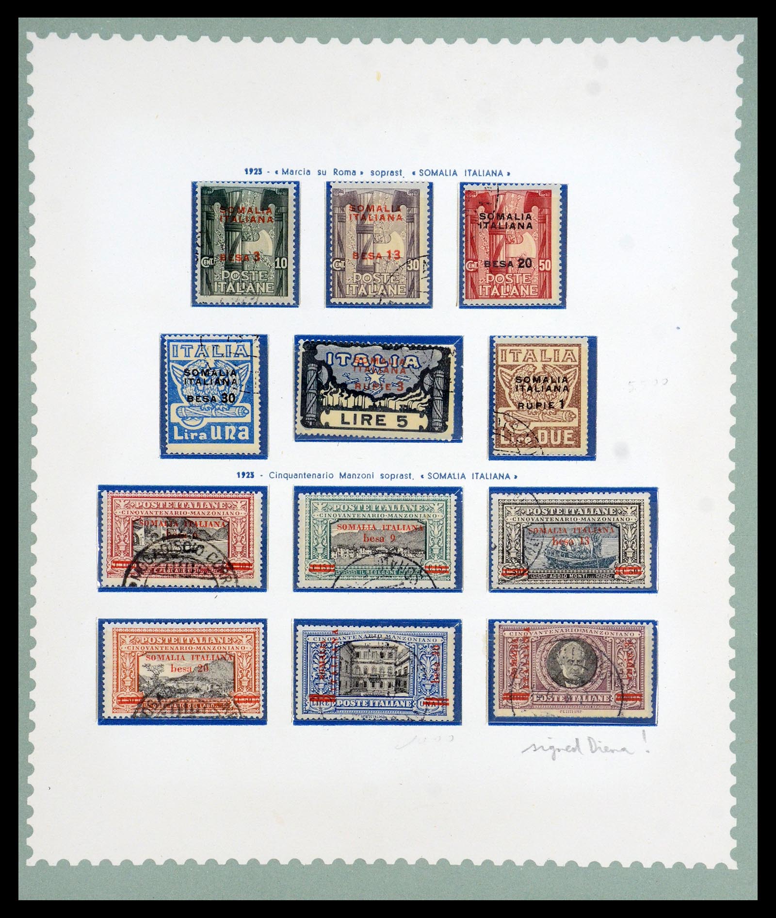 35802 005 - Postzegelverzameling 35802 Italiaans Somalië 1903-1960.