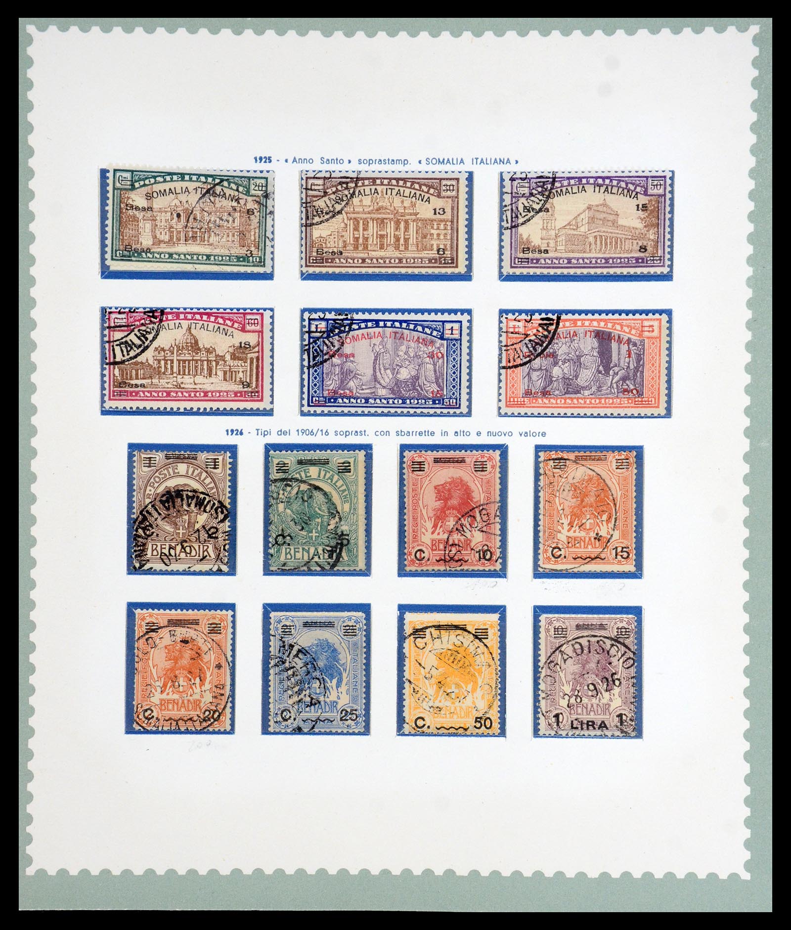 35802 006 - Postzegelverzameling 35802 Italiaans Somalië 1903-1960.