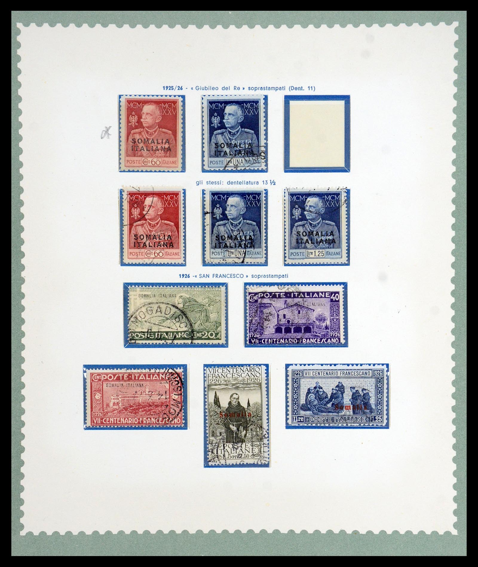 35802 007 - Postzegelverzameling 35802 Italiaans Somalië 1903-1960.