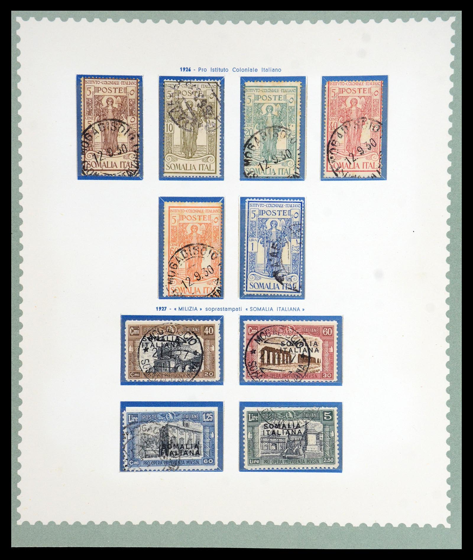 35802 008 - Postzegelverzameling 35802 Italiaans Somalië 1903-1960.
