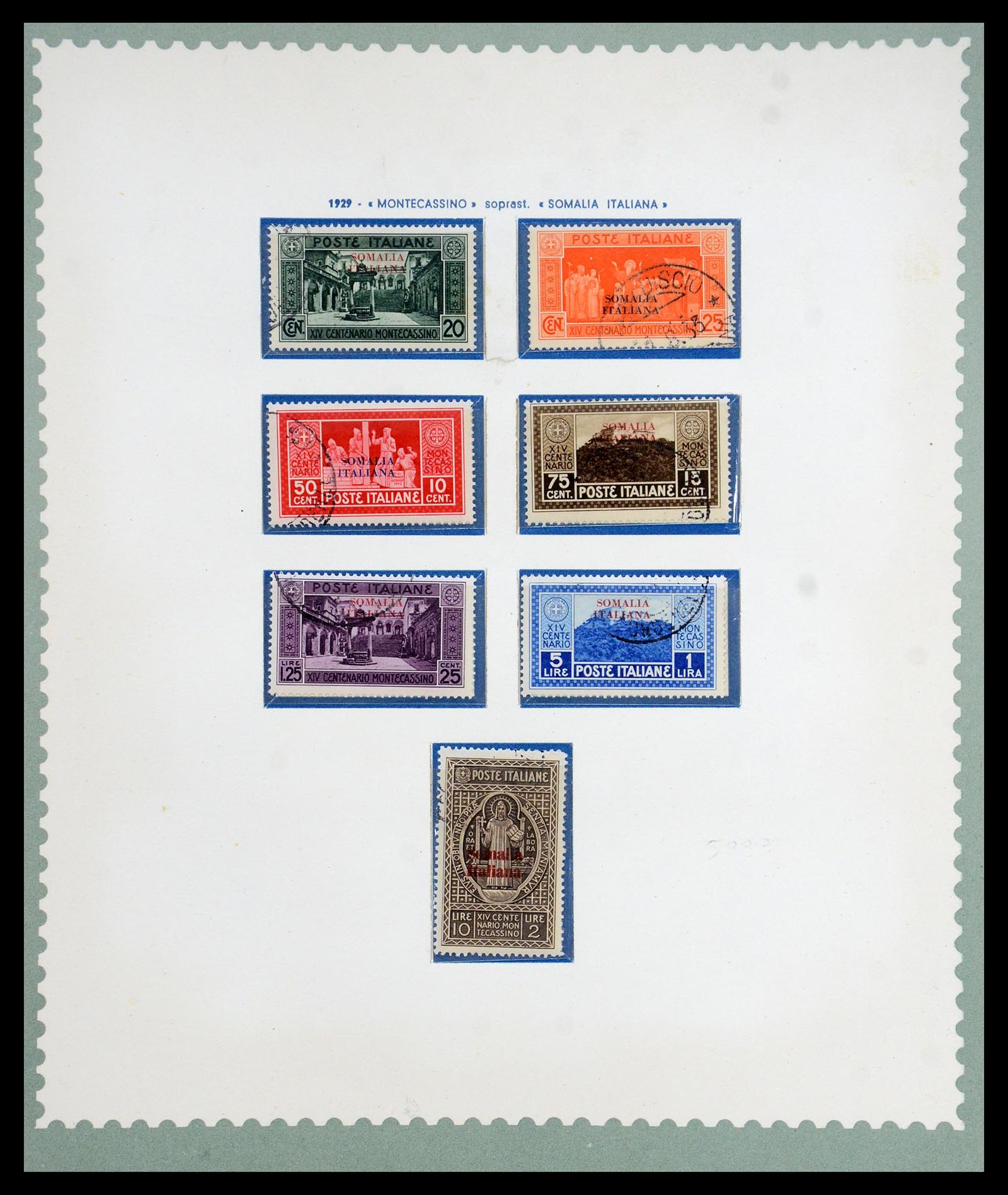 35802 011 - Postzegelverzameling 35802 Italiaans Somalië 1903-1960.