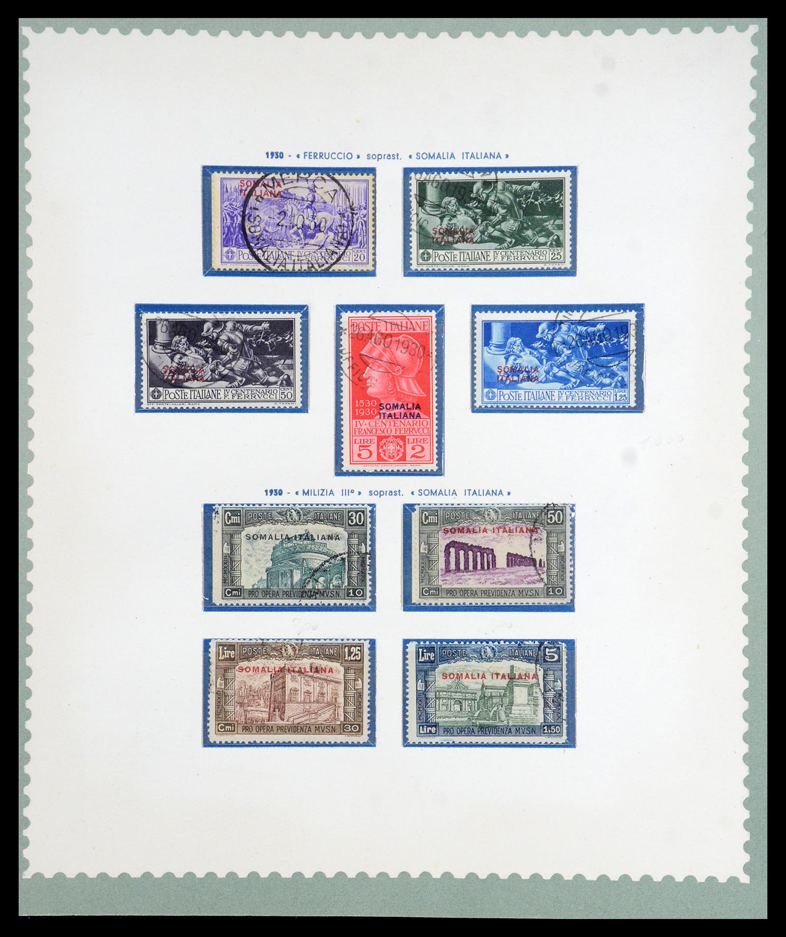 35802 012 - Postzegelverzameling 35802 Italiaans Somalië 1903-1960.