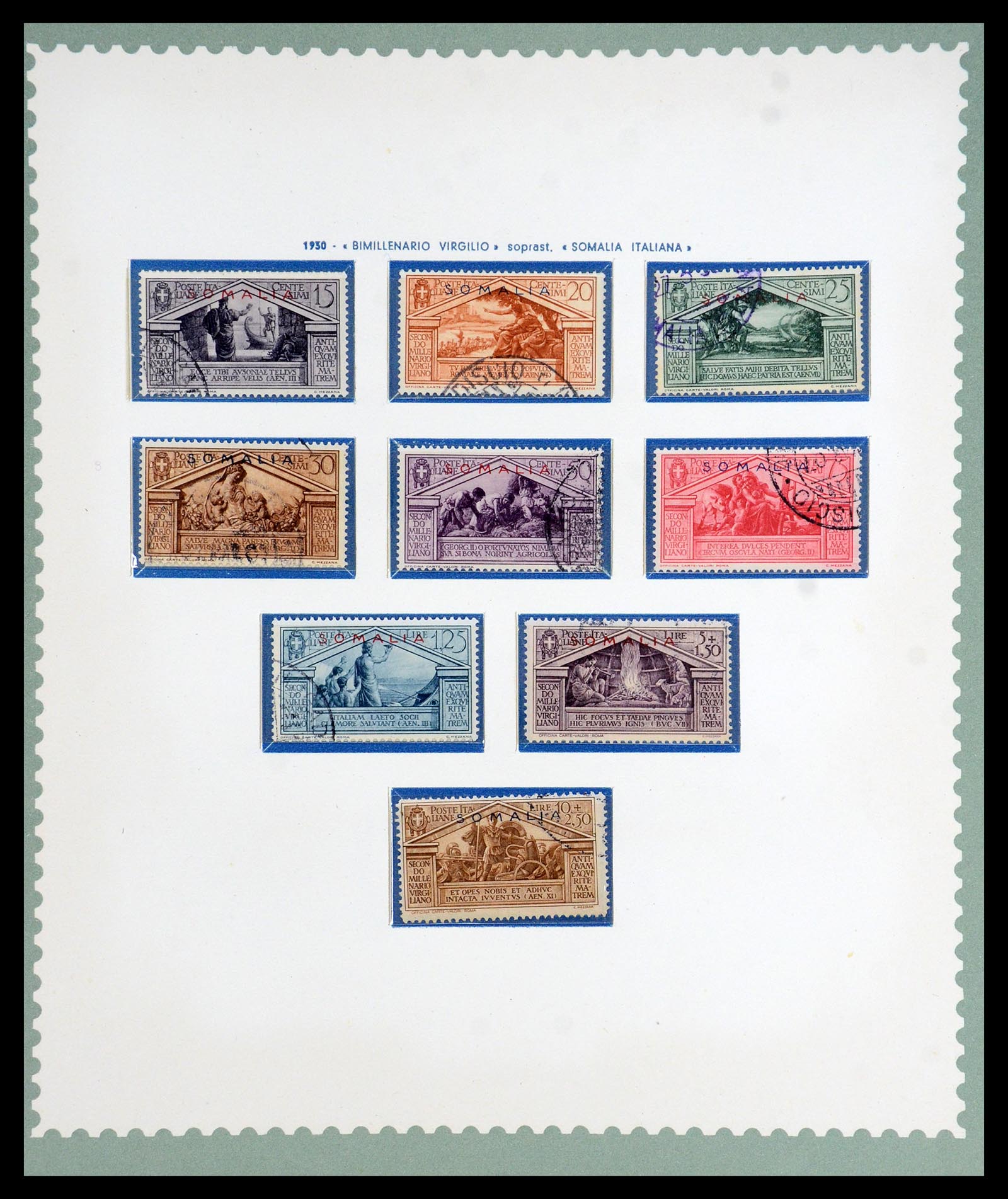 35802 013 - Postzegelverzameling 35802 Italiaans Somalië 1903-1960.