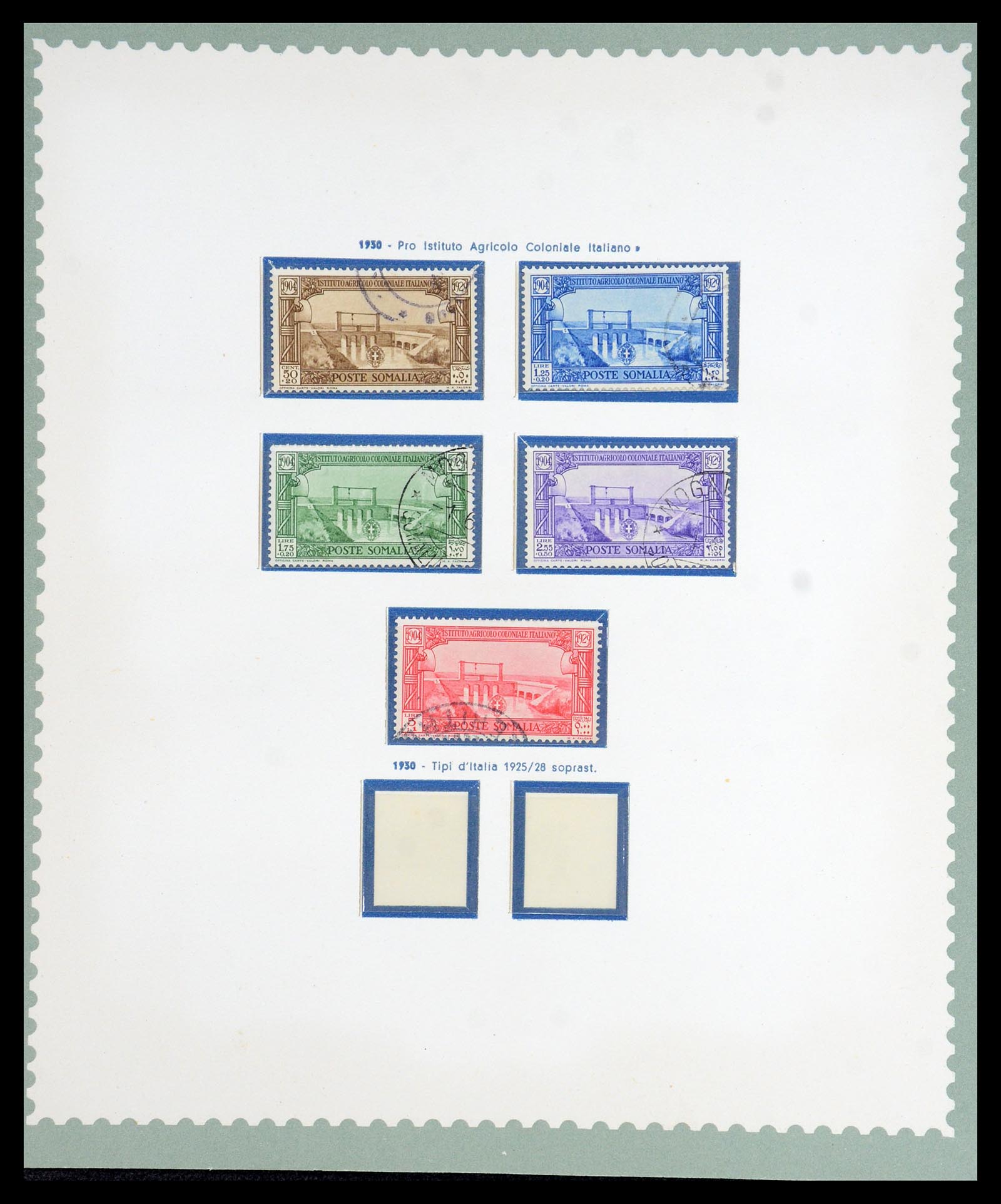 35802 014 - Postzegelverzameling 35802 Italiaans Somalië 1903-1960.