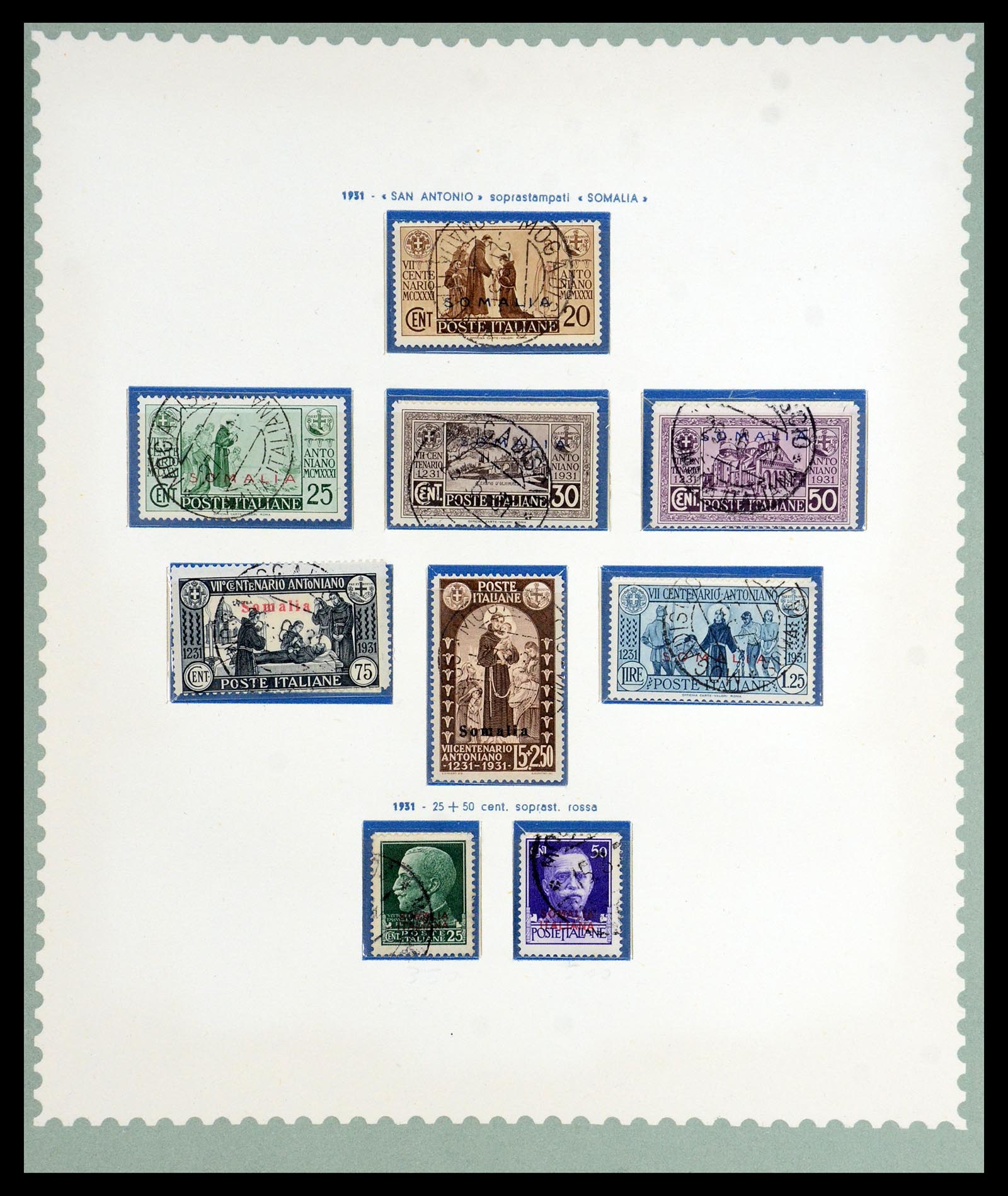 35802 015 - Postzegelverzameling 35802 Italiaans Somalië 1903-1960.
