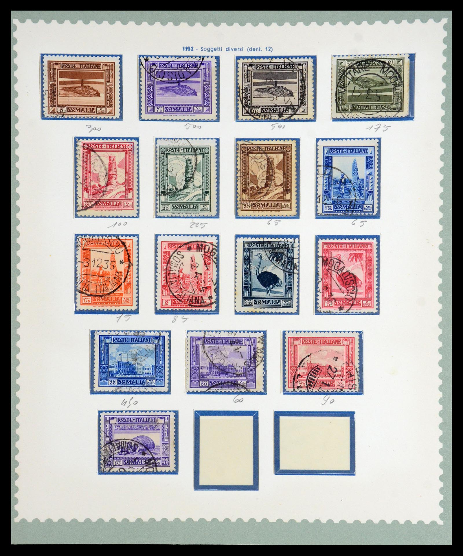 35802 016 - Postzegelverzameling 35802 Italiaans Somalië 1903-1960.