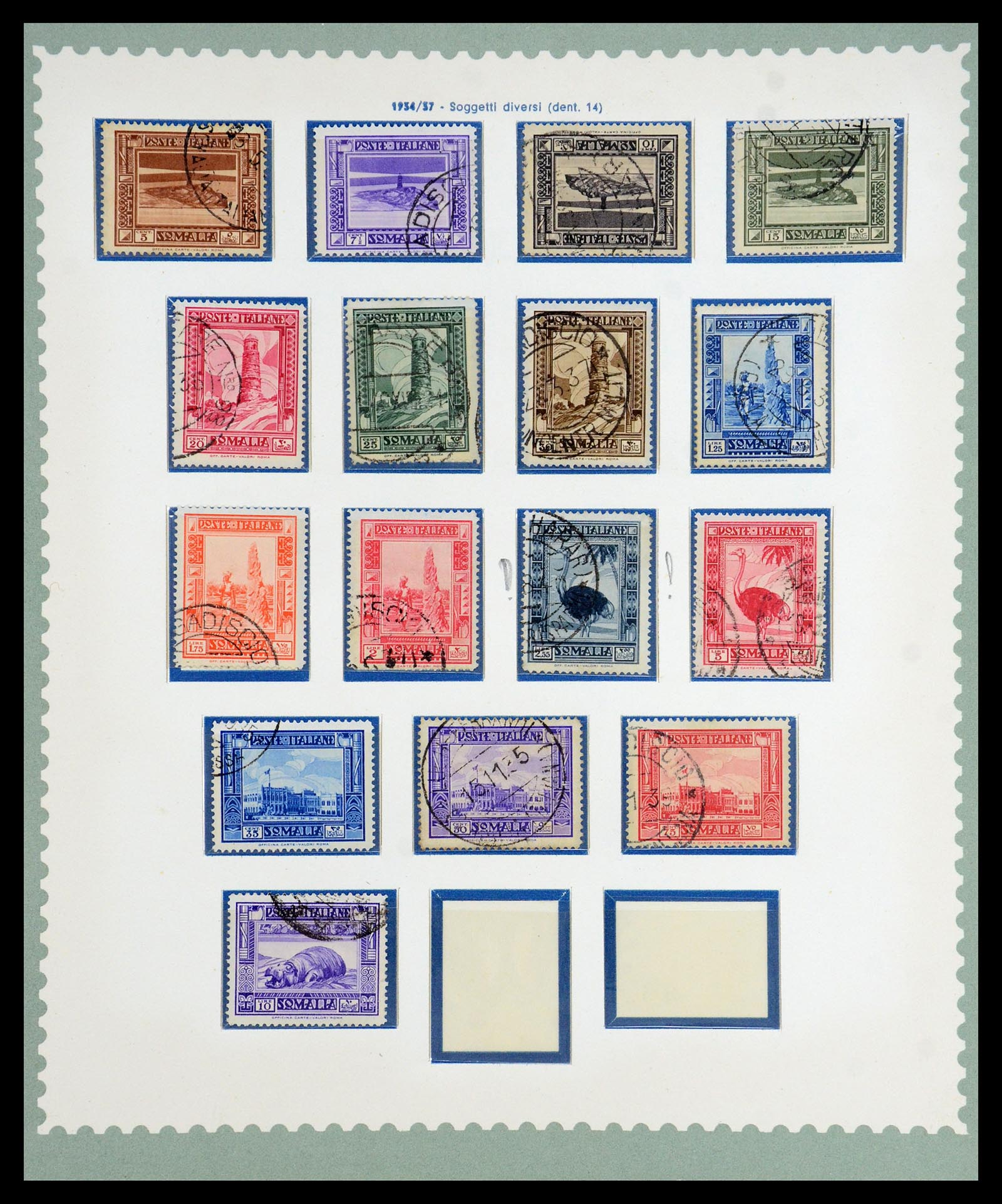 35802 017 - Postzegelverzameling 35802 Italiaans Somalië 1903-1960.